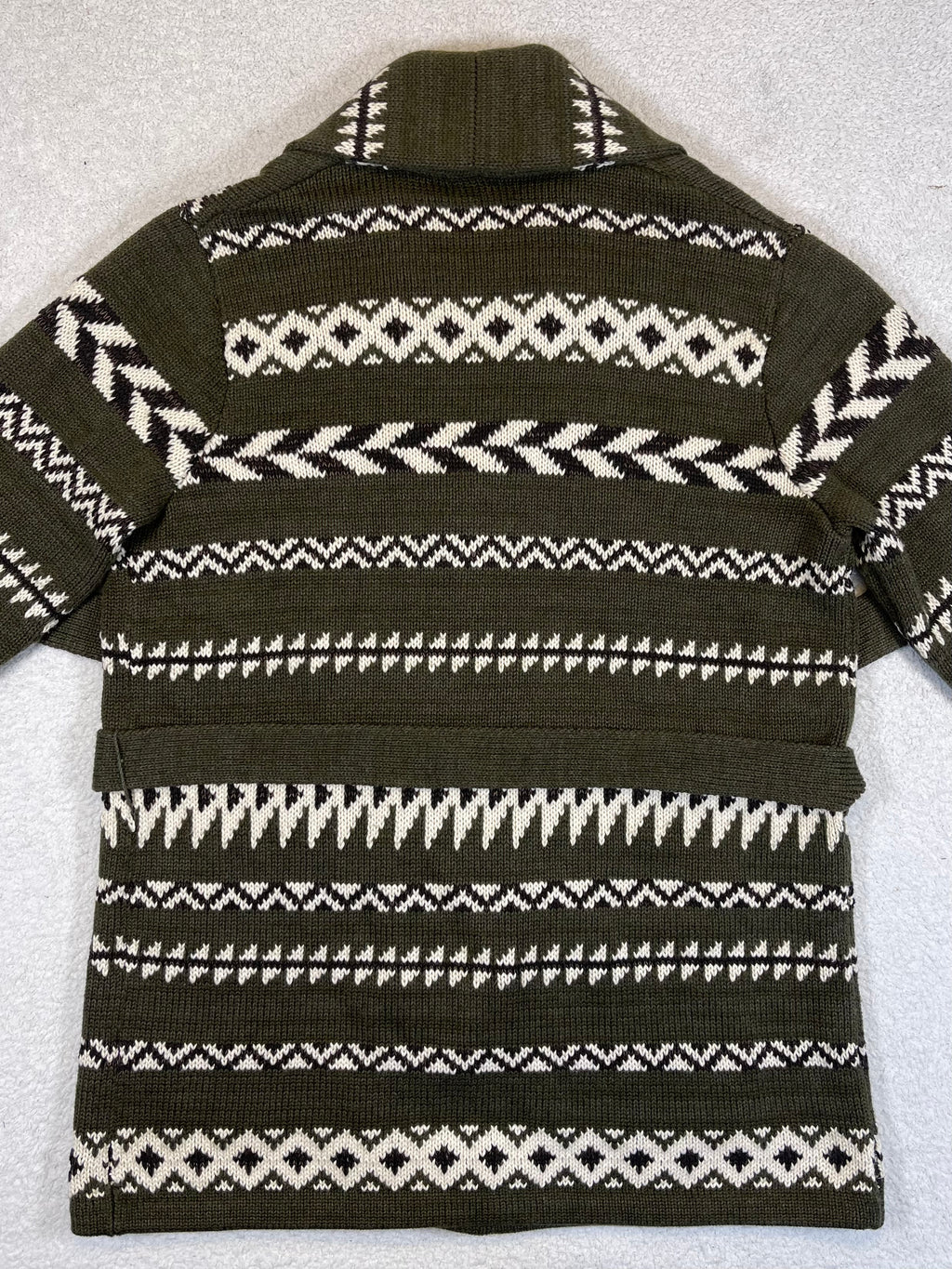 Polo Ralph Lauren Geometric Shawl-Collar Cardigan