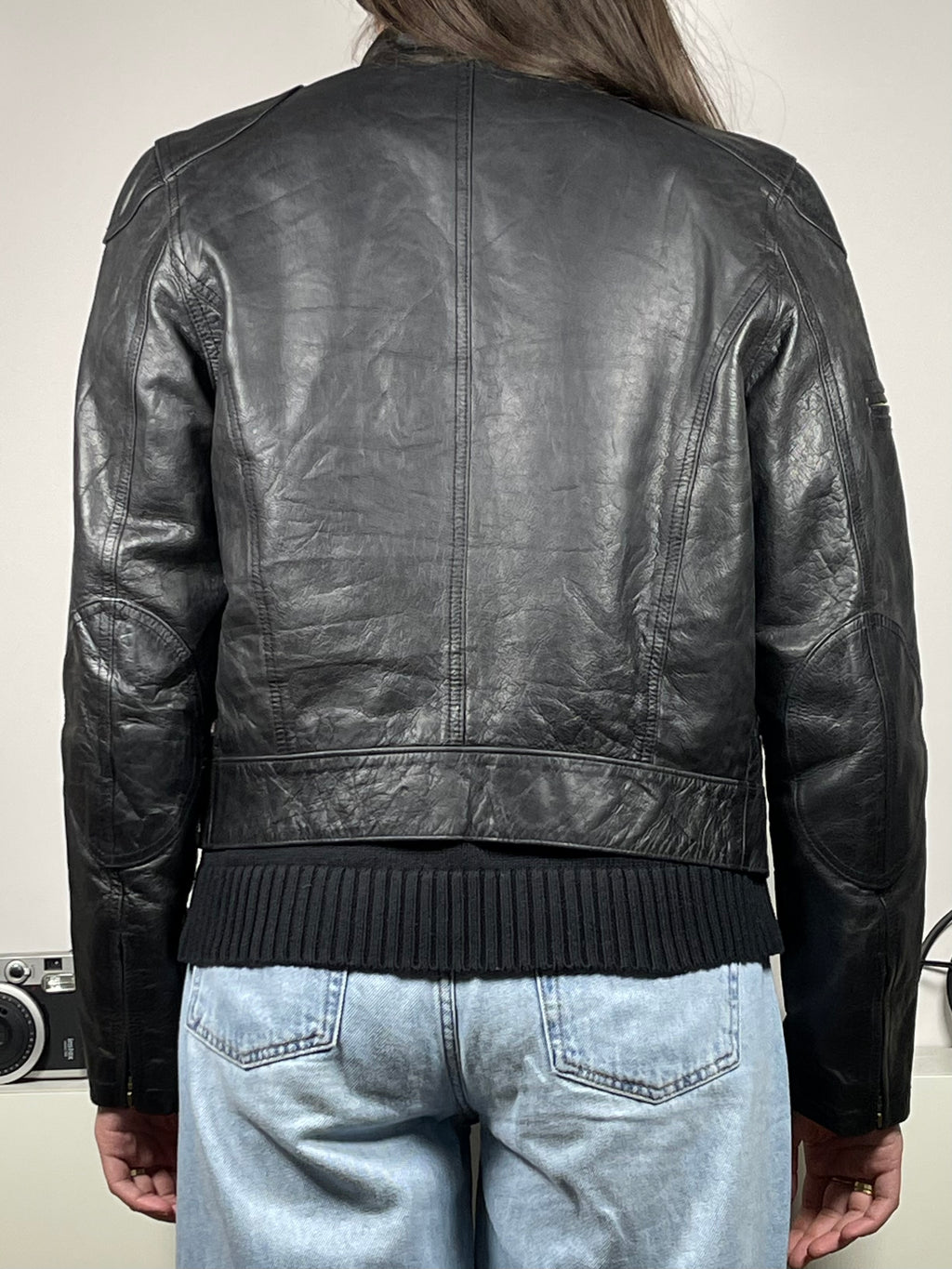 Polo Jeans Co. Ralph Lauren Vintage Genuine Cowhide Motorcycle Jacket