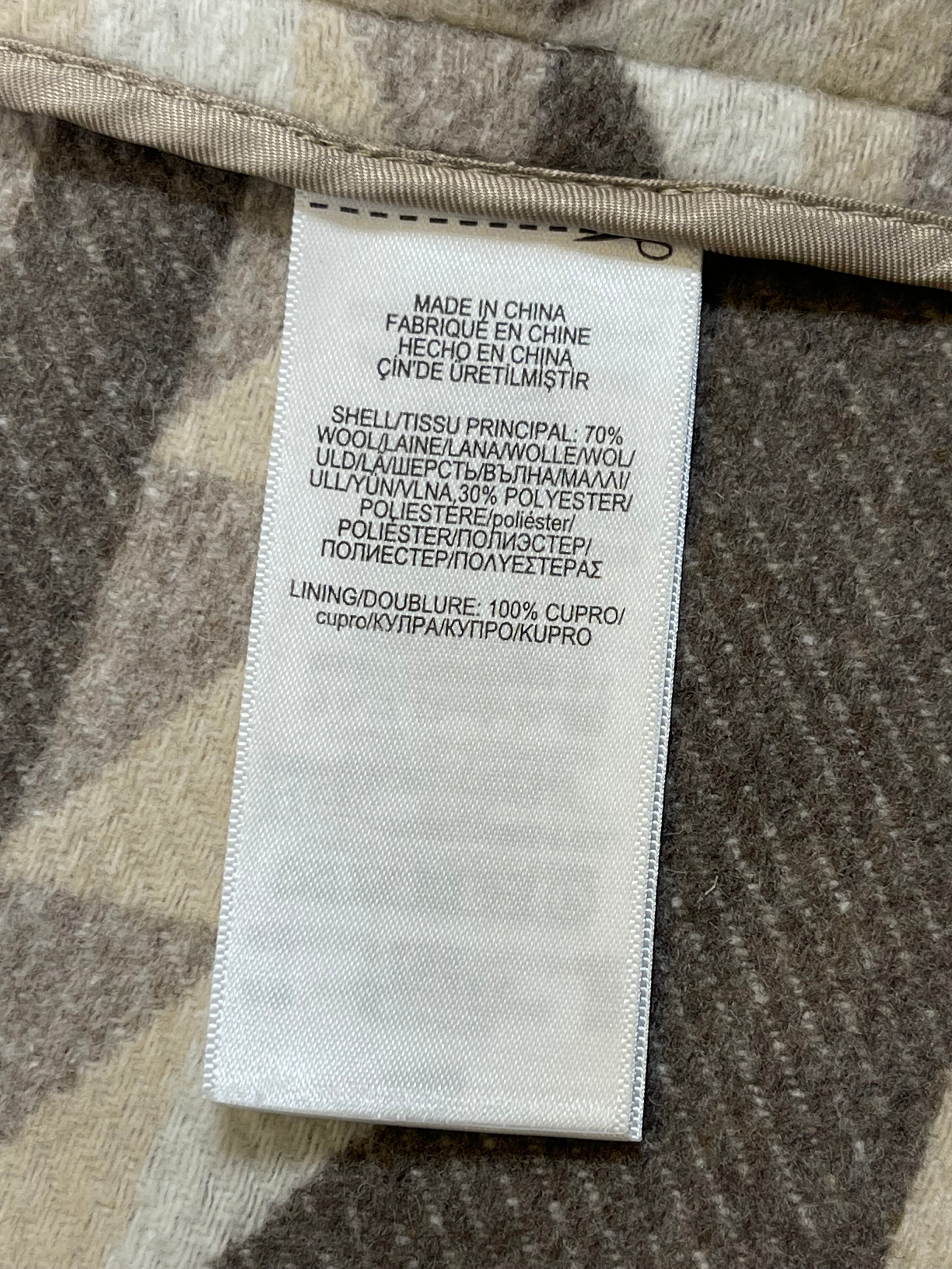 Polo Ralph Lauren Geometric Wool-Blend Peacoat