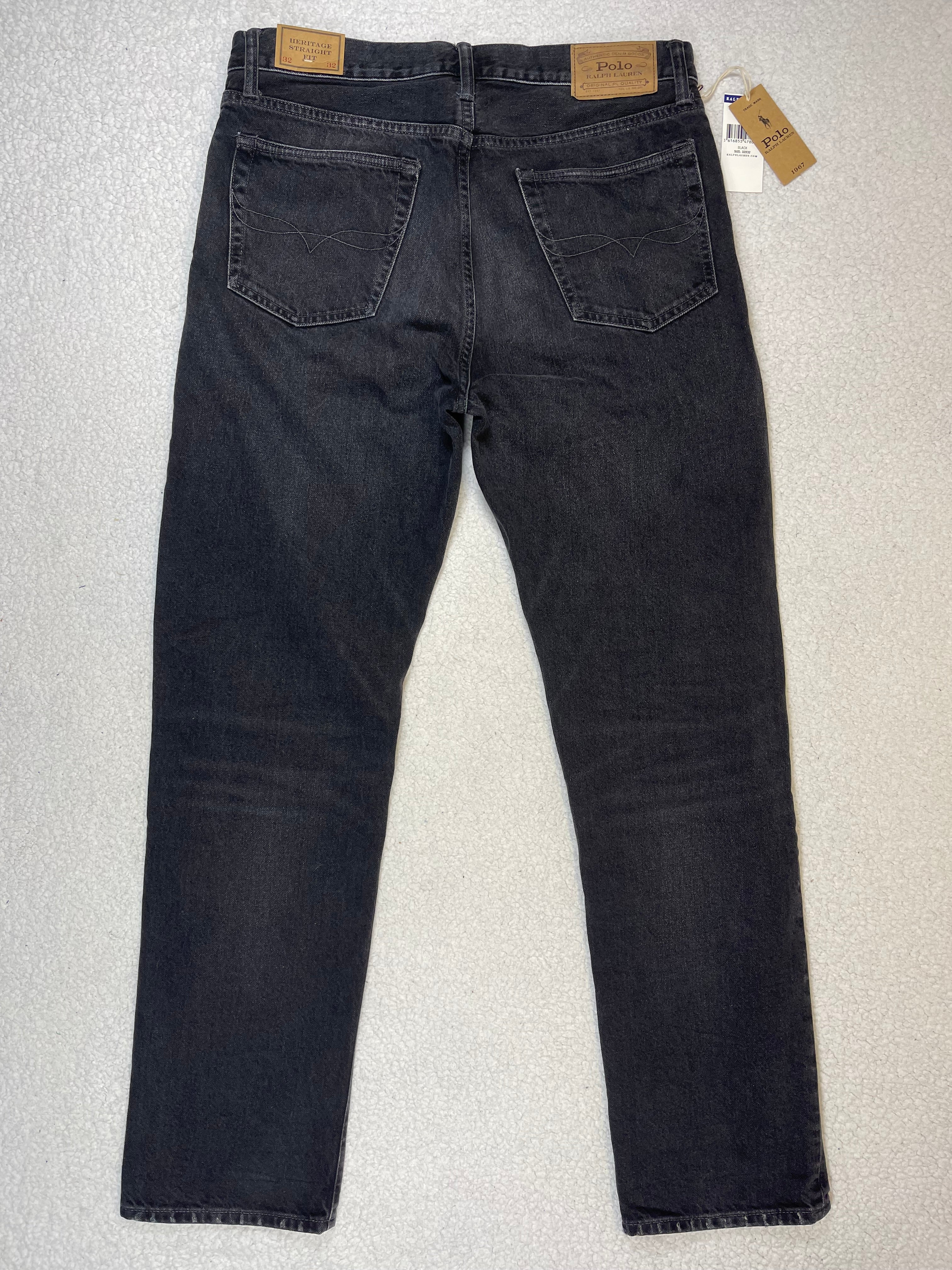 Polo Ralph Lauren Heritage Straight Fit Aged Denim Jeans