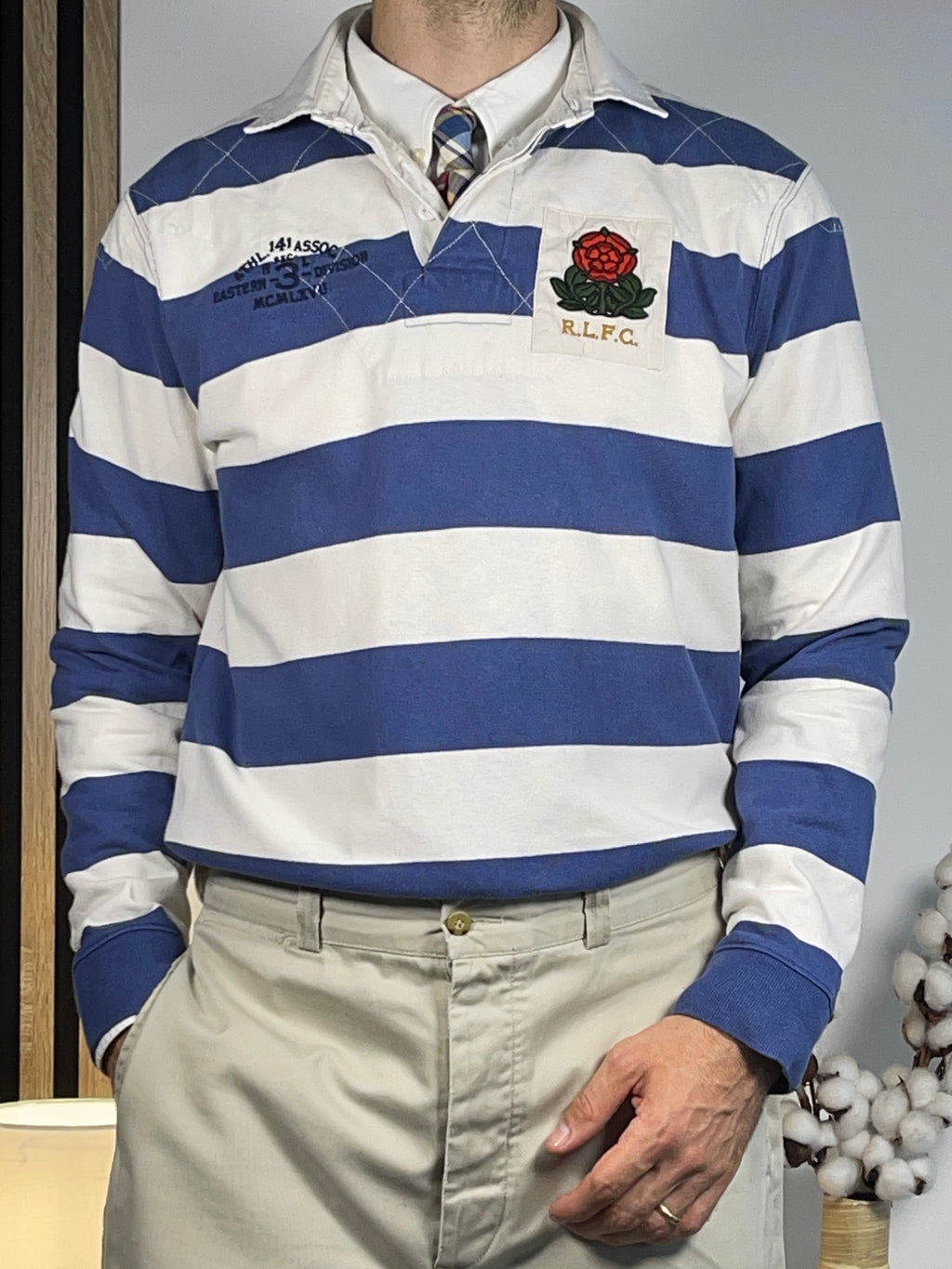 Polo Ralph Lauren Striped Cotton Jersey Rugby Shirt