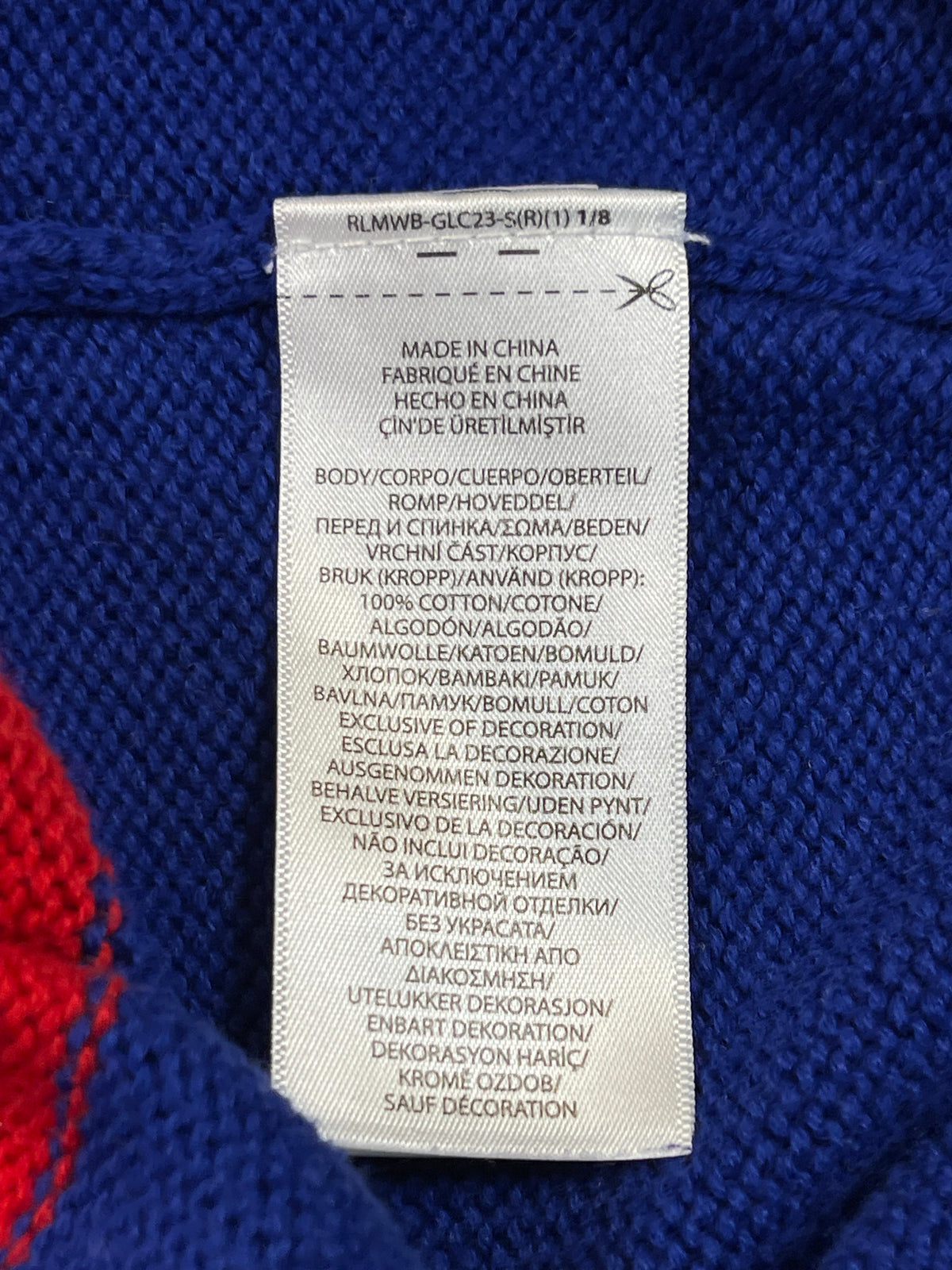 Polo Ralph Lauren Nautical-Inspired Striped Cotton Sweater XL