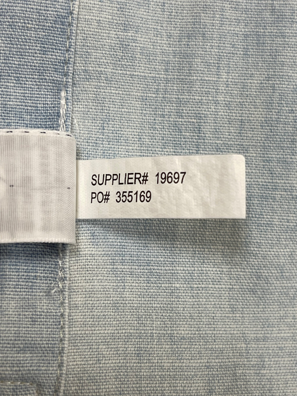 Polo by Ralph Lauren Vintage Patterned Chambray Workwear Shirt