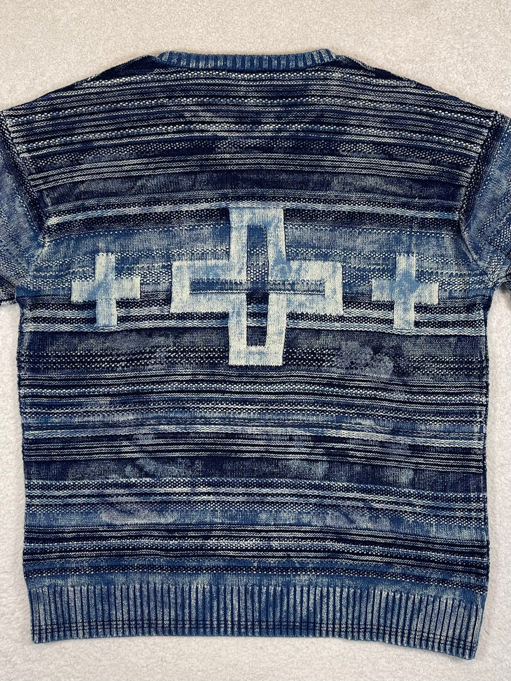Polo by Ralph Lauren x Naiomi Glasses Indigo Cotton Sweater (2024)