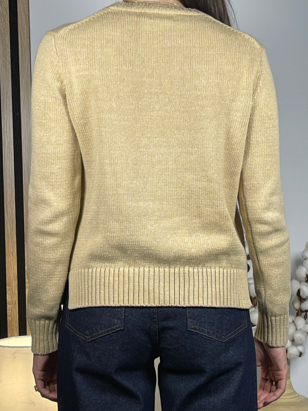 Polo by Ralph Lauren Polo Bear Crossbody Cotton Sweater (2022)