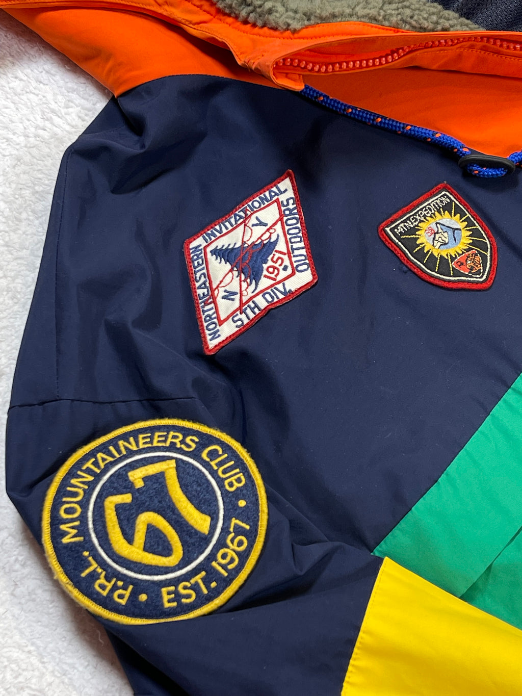 Polo Sport Ralph Lauren Color-Block Water-Repellent Pullover Jacket
