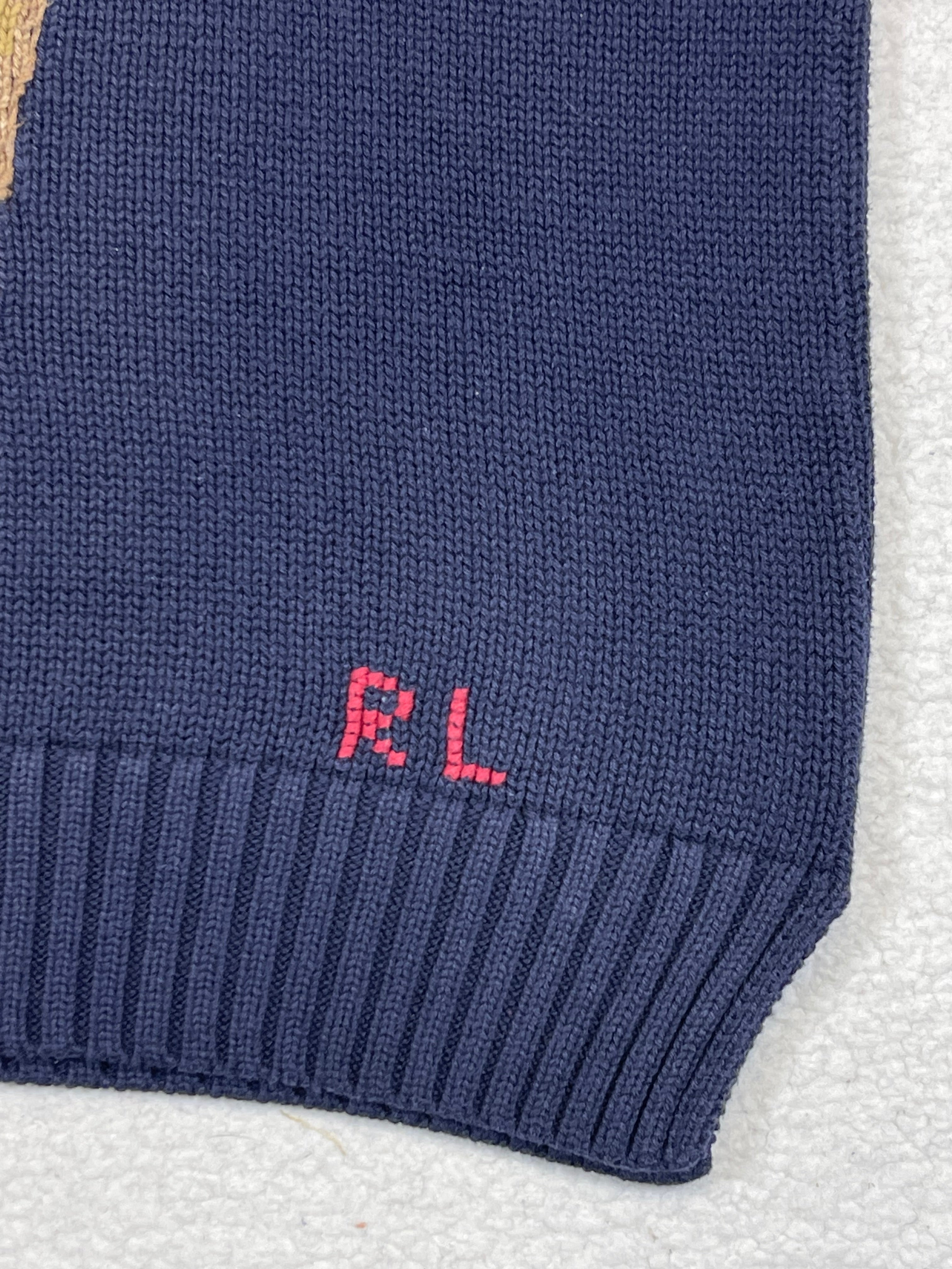 Polo Ralph Lauren Bandana Polo Bear Cotton Sweater (2021)