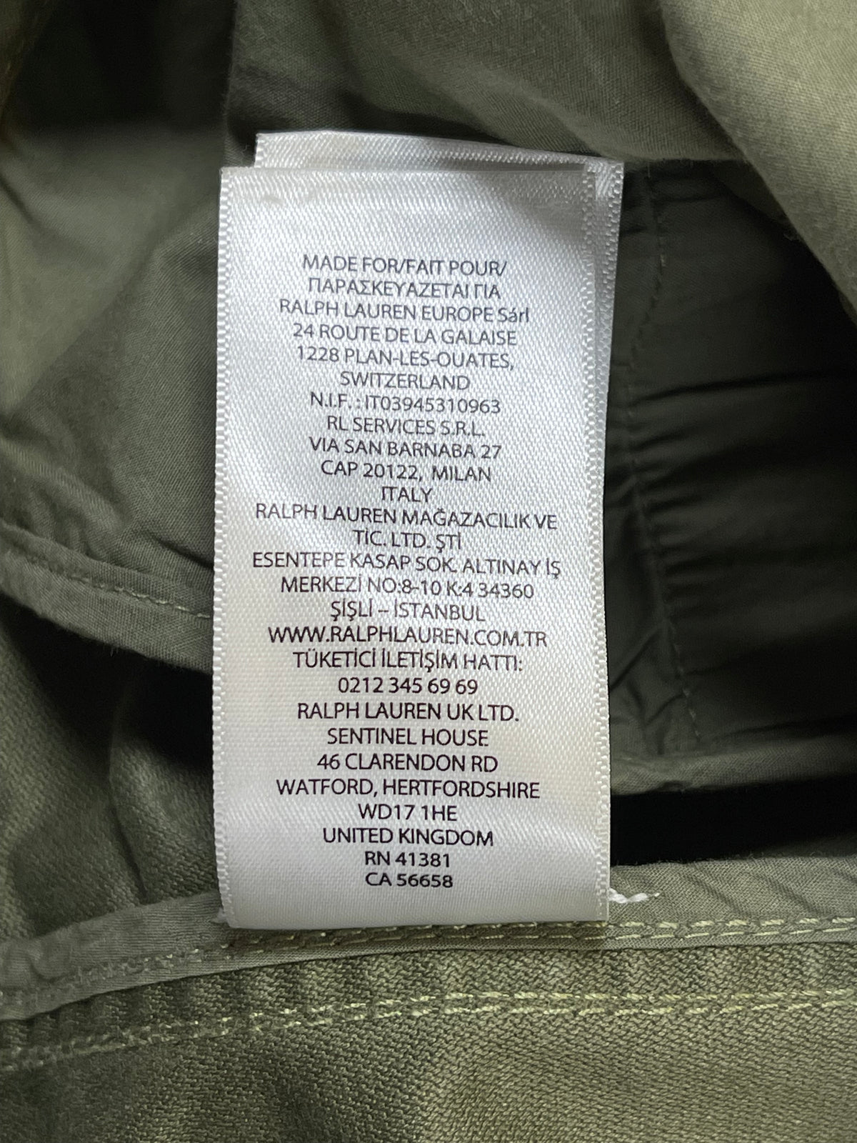 Polo Ralph Lauren Distressed Cotton Twill Surplus Jacket
M