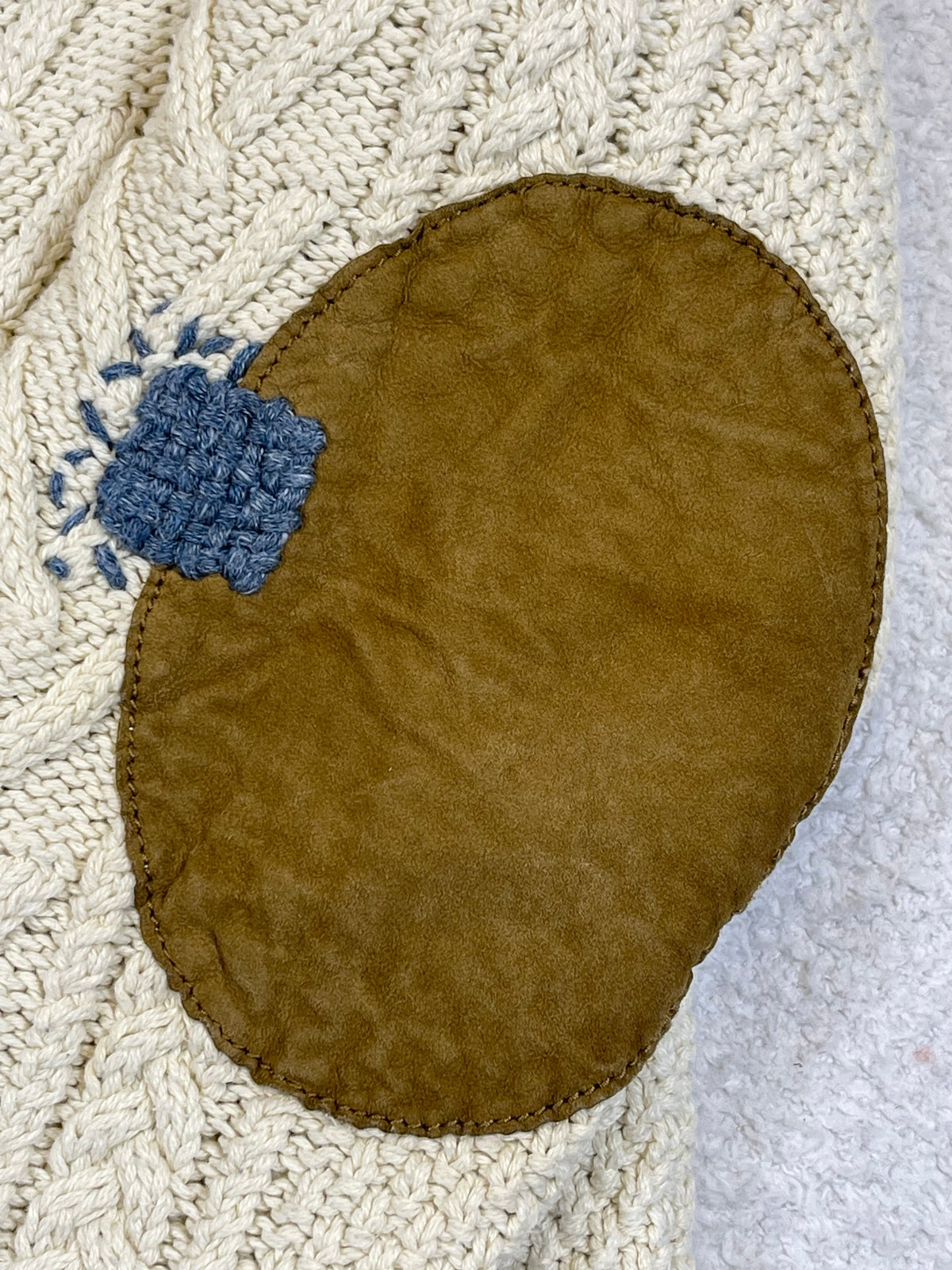 Polo Ralph Lauren Patchwork Aran-Knit Cardigan