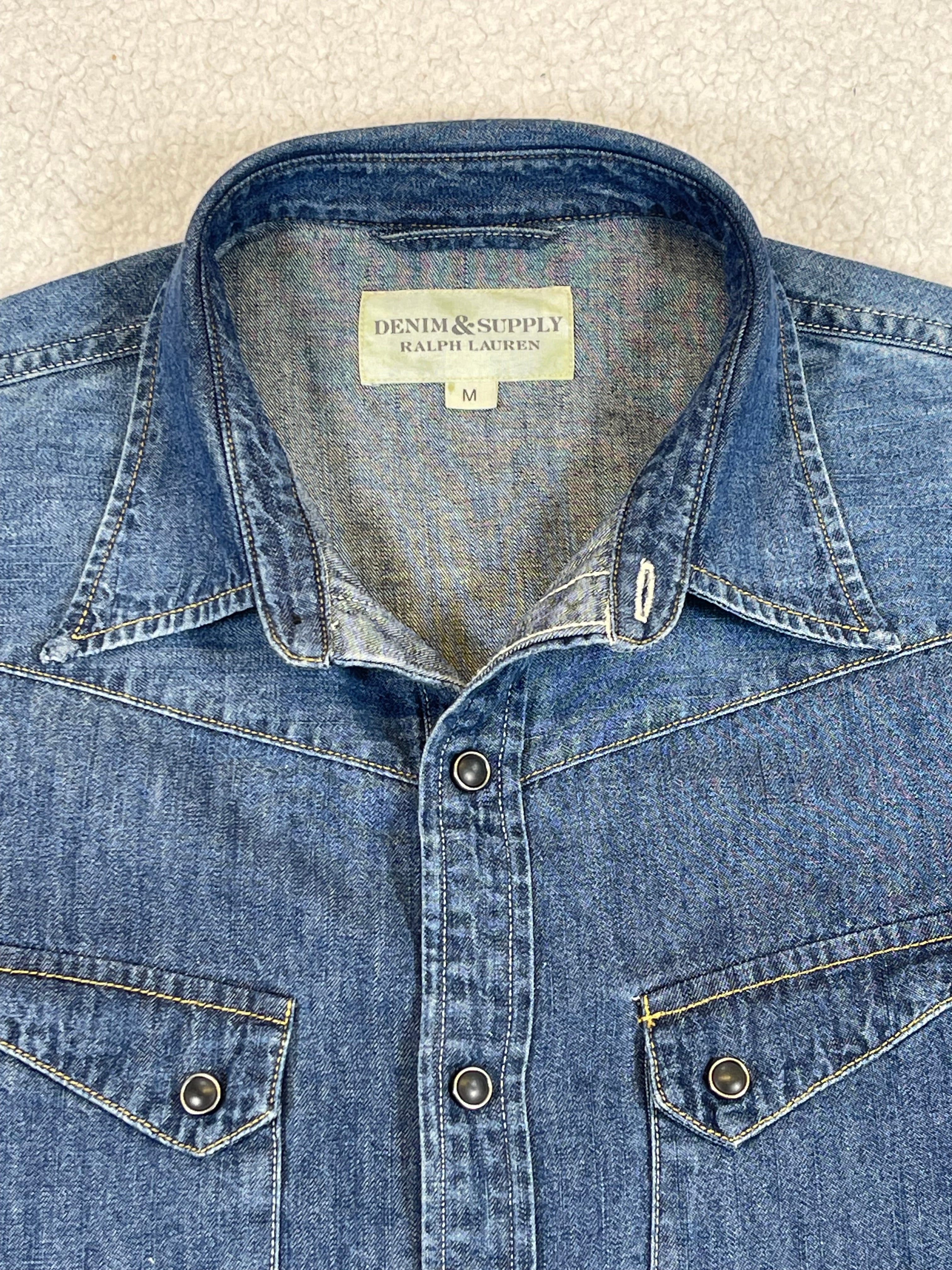 Ralph Lauren Denim & Supply Vintage Western Denim Shirt