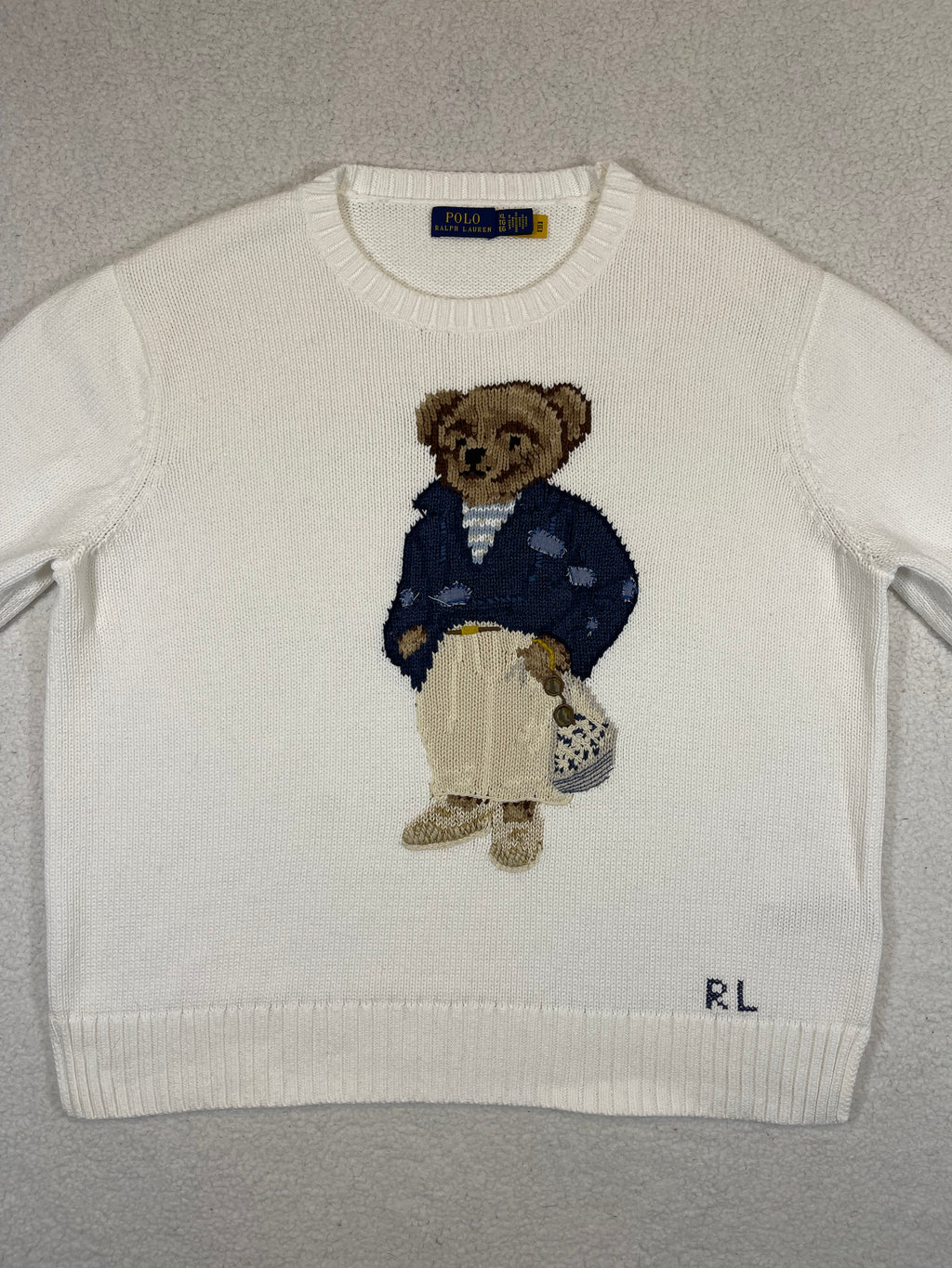 Polo Ralph Lauren Beachgoer Polo Bear Cotton Sweater (2023)