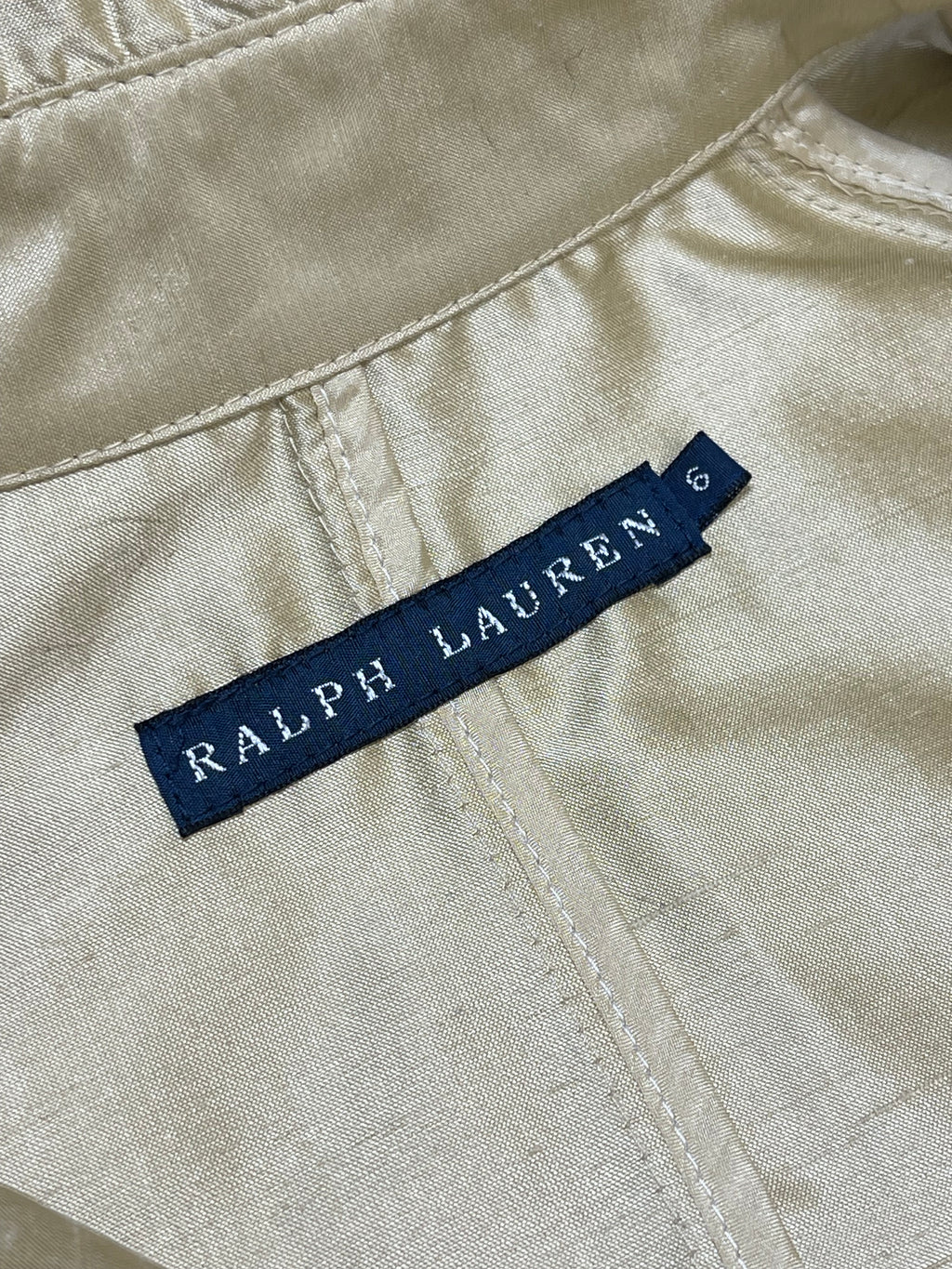 Ralph Lauren Wild Silk Belted Trench Coat (Vintage)