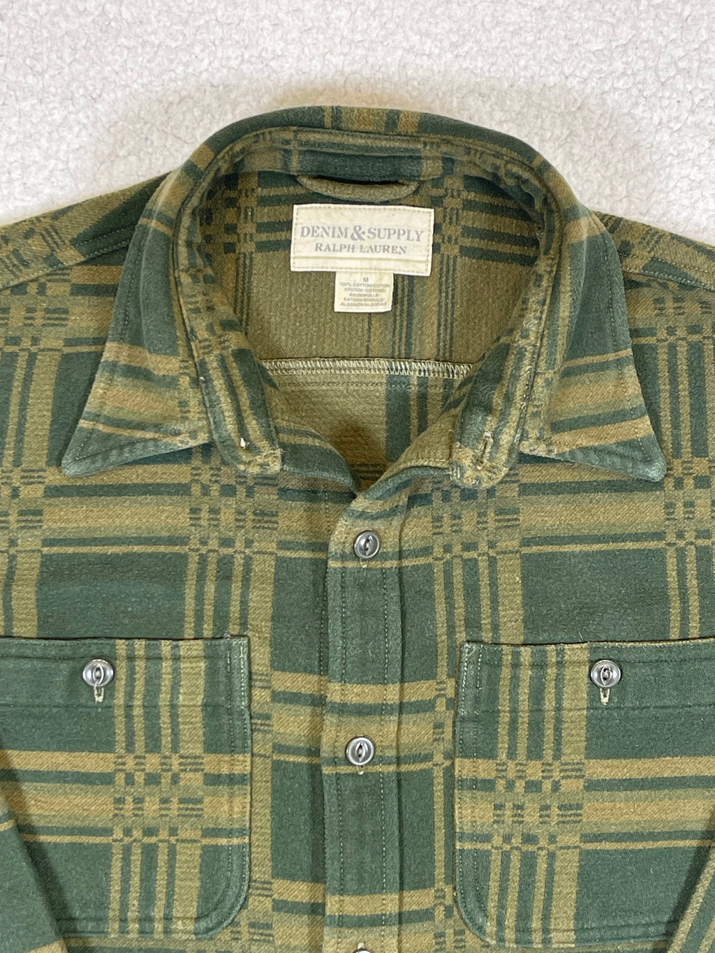Ralph Lauren Denim&Supply Flannel Plaid Shirt