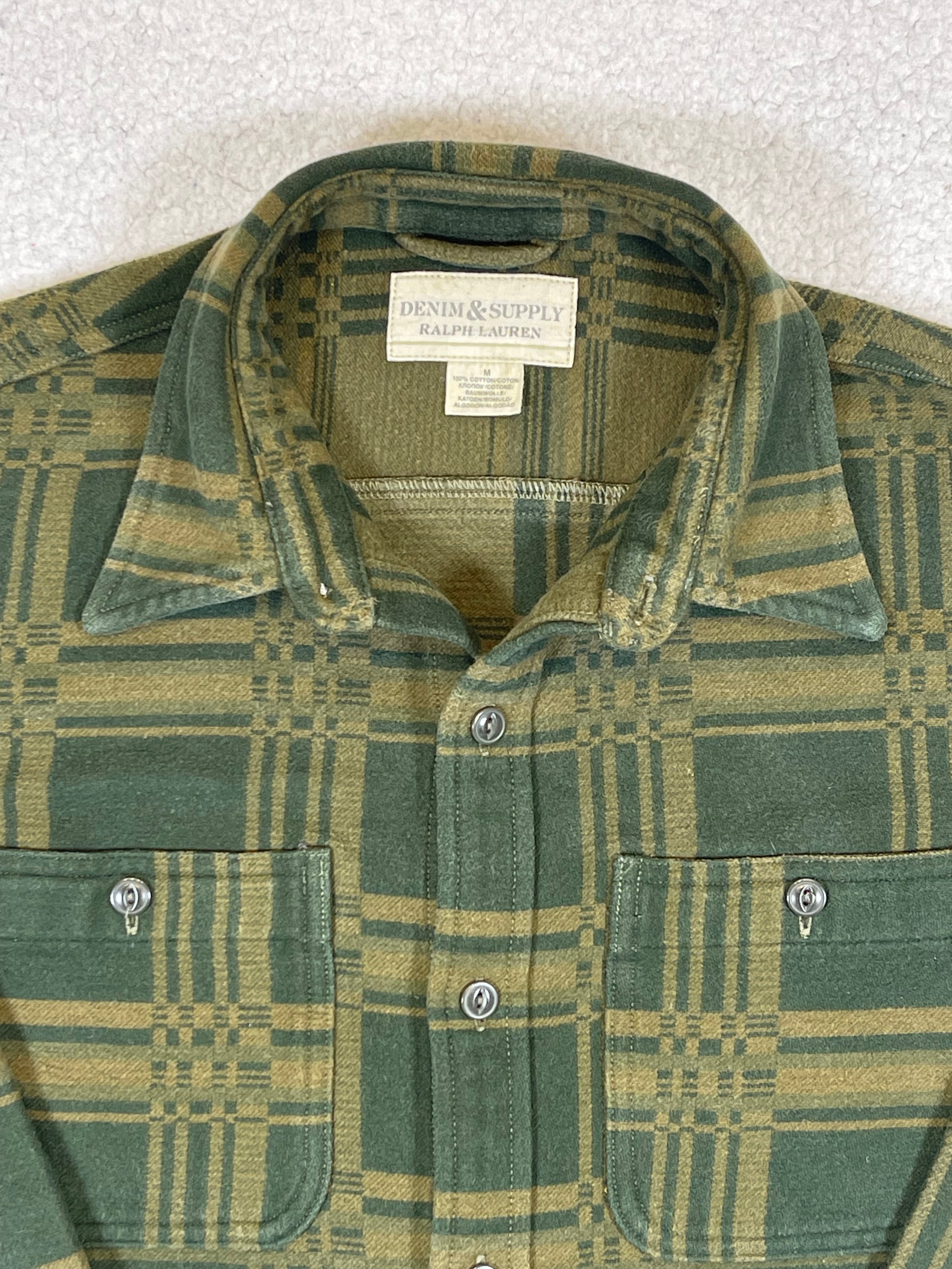 Ralph Lauren Denim&Supply Flannel Plaid Shirt