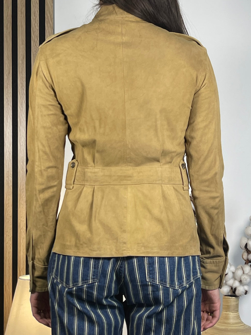 Ralph Lauren Military Suede Overshirt (Vintage)