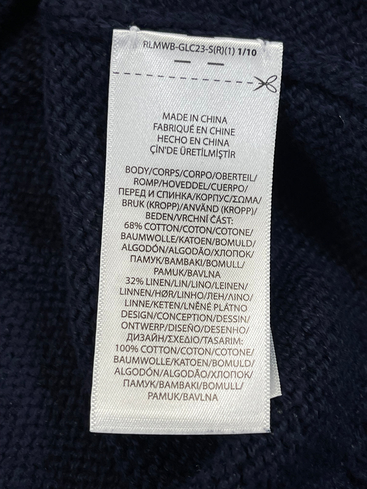Polo Ralph Lauren Polo Bear Preppy Cotton & Linen Sweater S