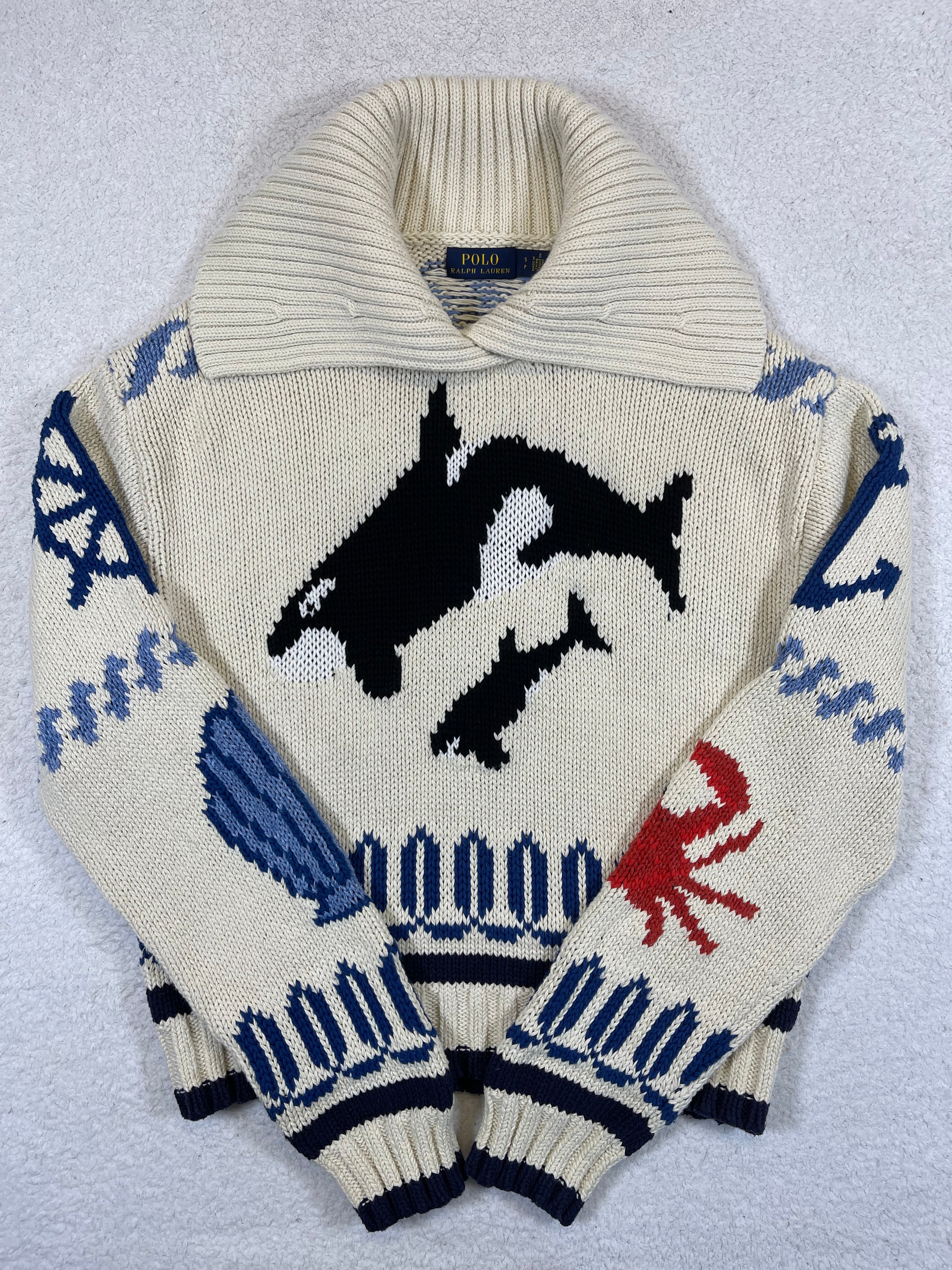 Polo Ralph Lauren Nautical Intarsia Cotton Sweater (2022)