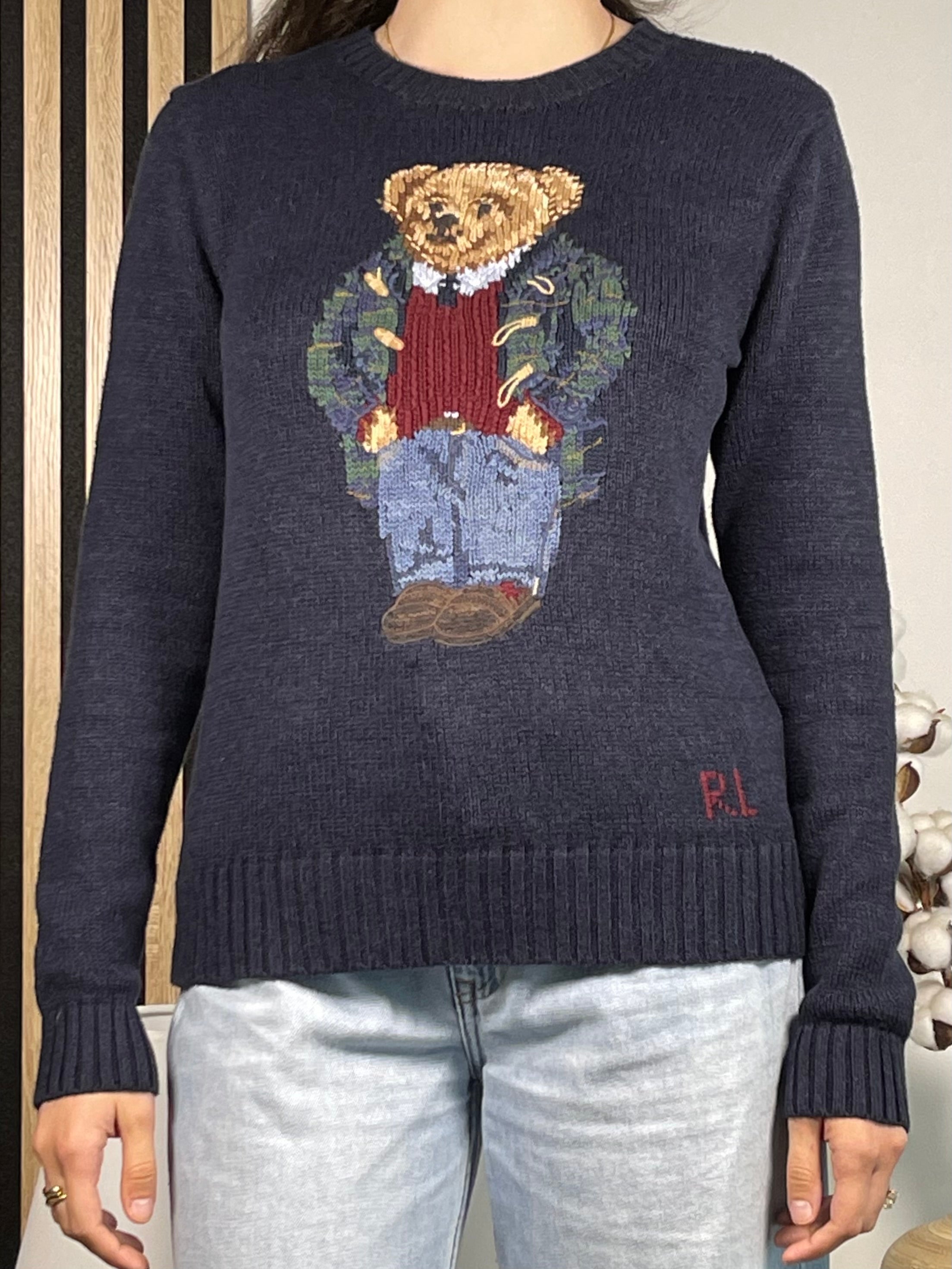 Polo Ralph Lauren Duffle-Coat Polo Bear Sweater