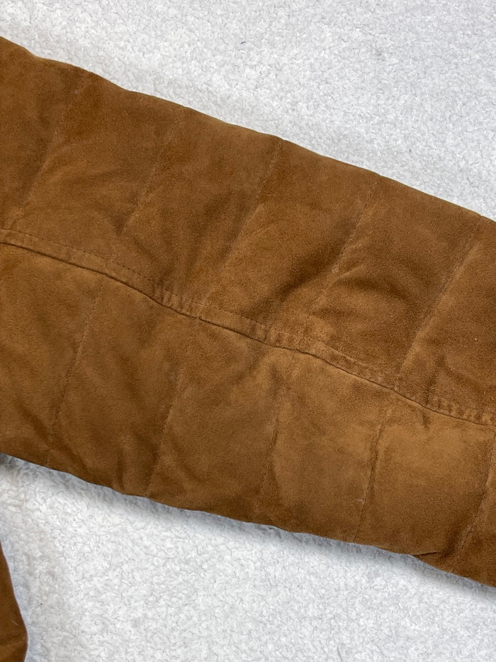 Polo Ralph Lauren Quilted Lamb Suede Down Jacket