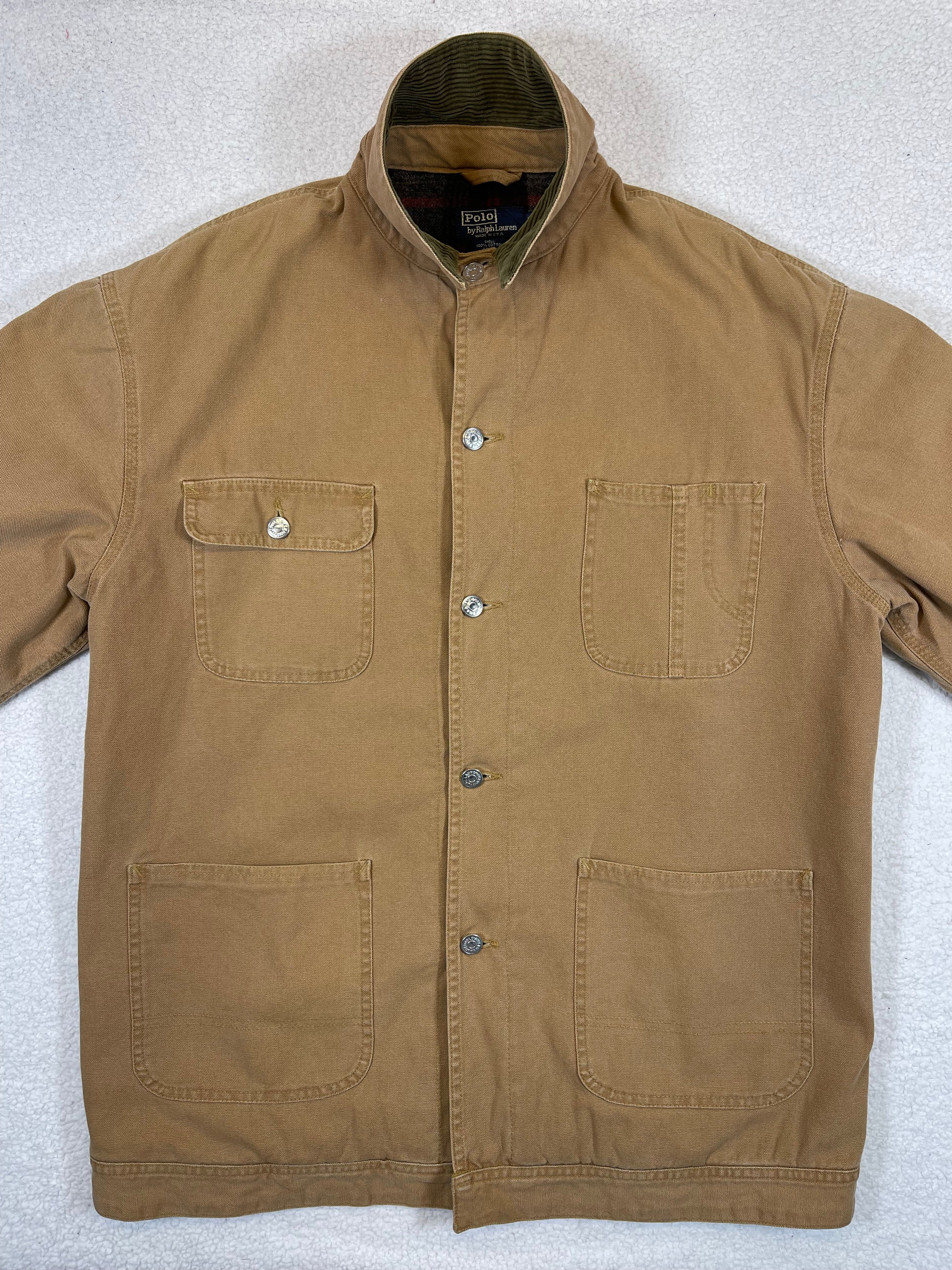 Polo Ralph Lauren Wool-Lined Canvas Workwear Jacket — Made in USA (Vintage 2000s)