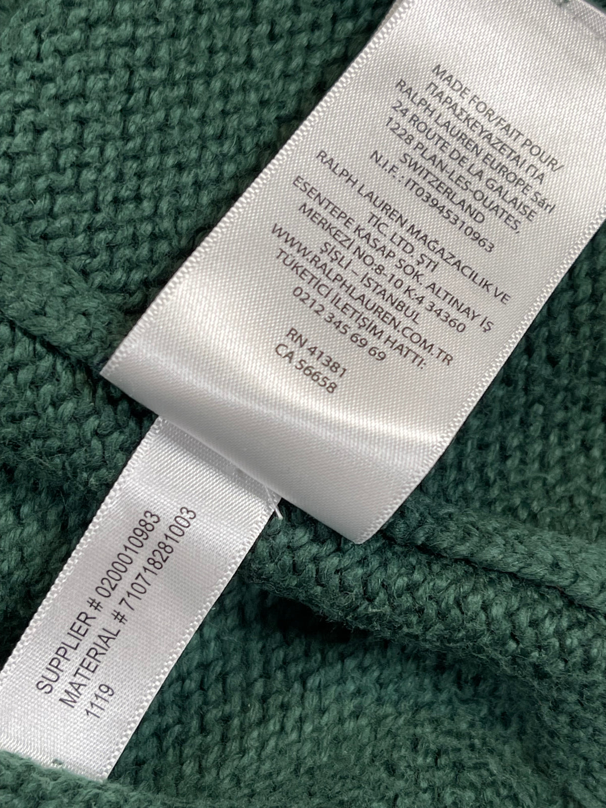 Polo Ralph Lauren Iconic Flag Cotton Sweater L