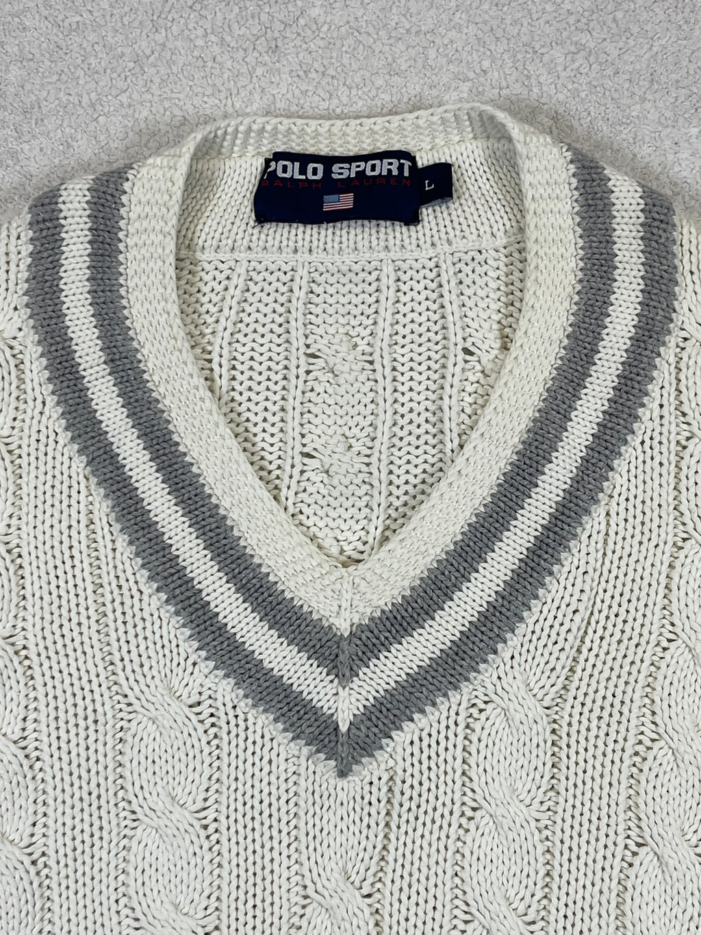Polo Sport Ralph Lauren Iconic Cricket Cotton Sweater (Vintage)