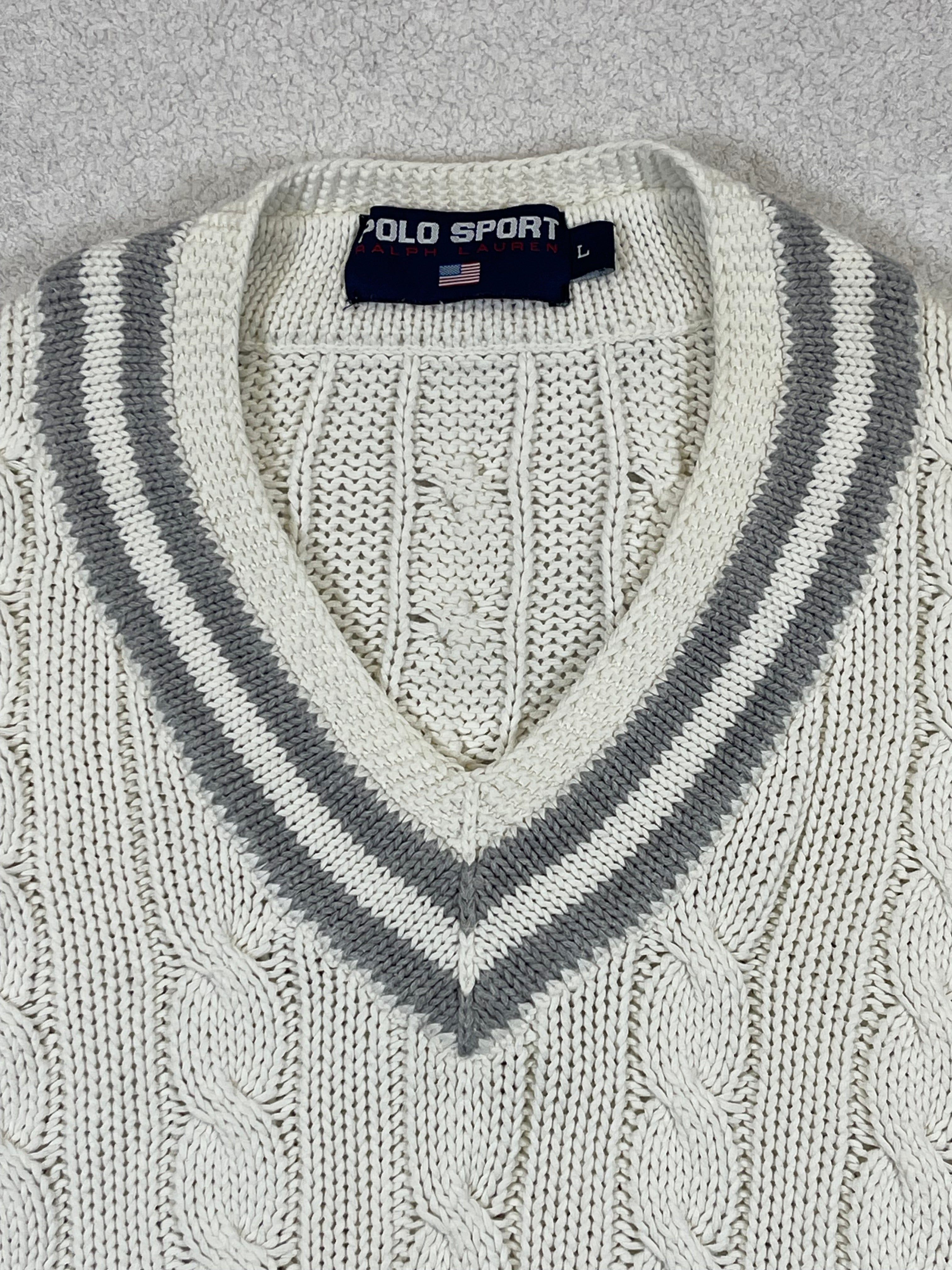 Polo Sport Ralph Lauren Iconic Cricket Cotton Sweater (Vintage)