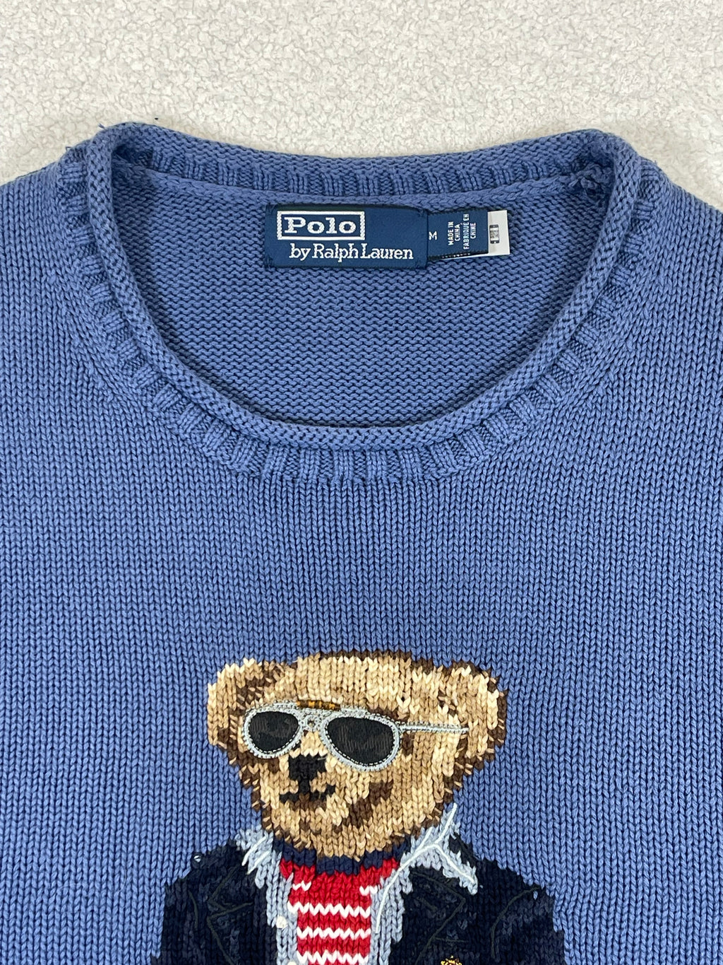 Polo by Ralph Lauren Polo Bear Regatta Cotton Sweater M