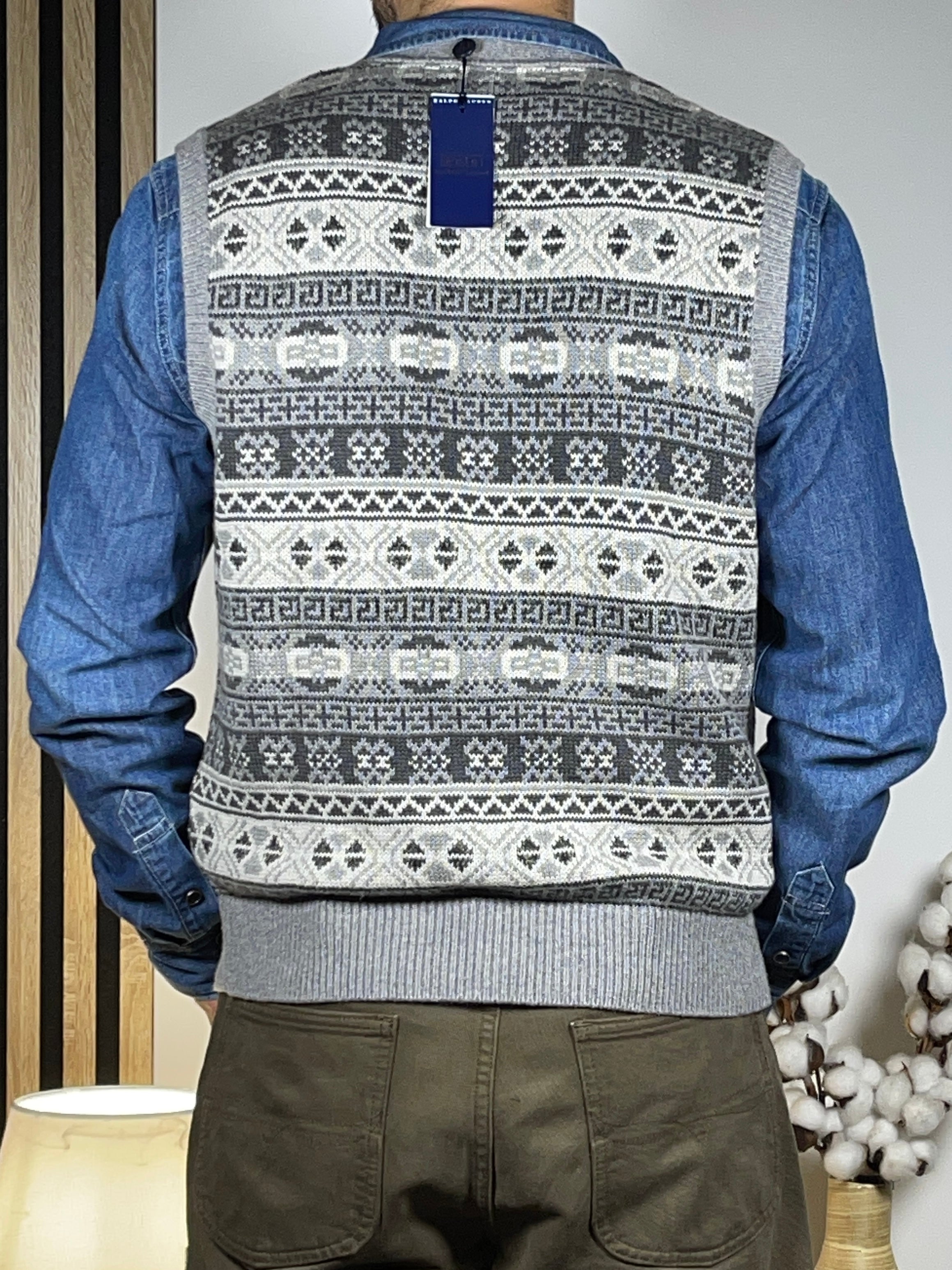 Polo by Ralph Lauren Buttoned Fair Isle Sweater Vest (2024)