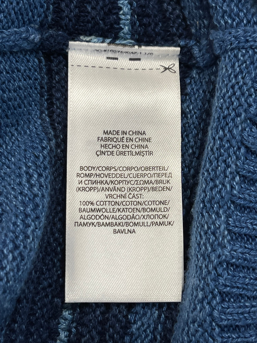 Polo by Ralph Lauren x Naiomi Glasses Indigo Cotton Sweater (2024)