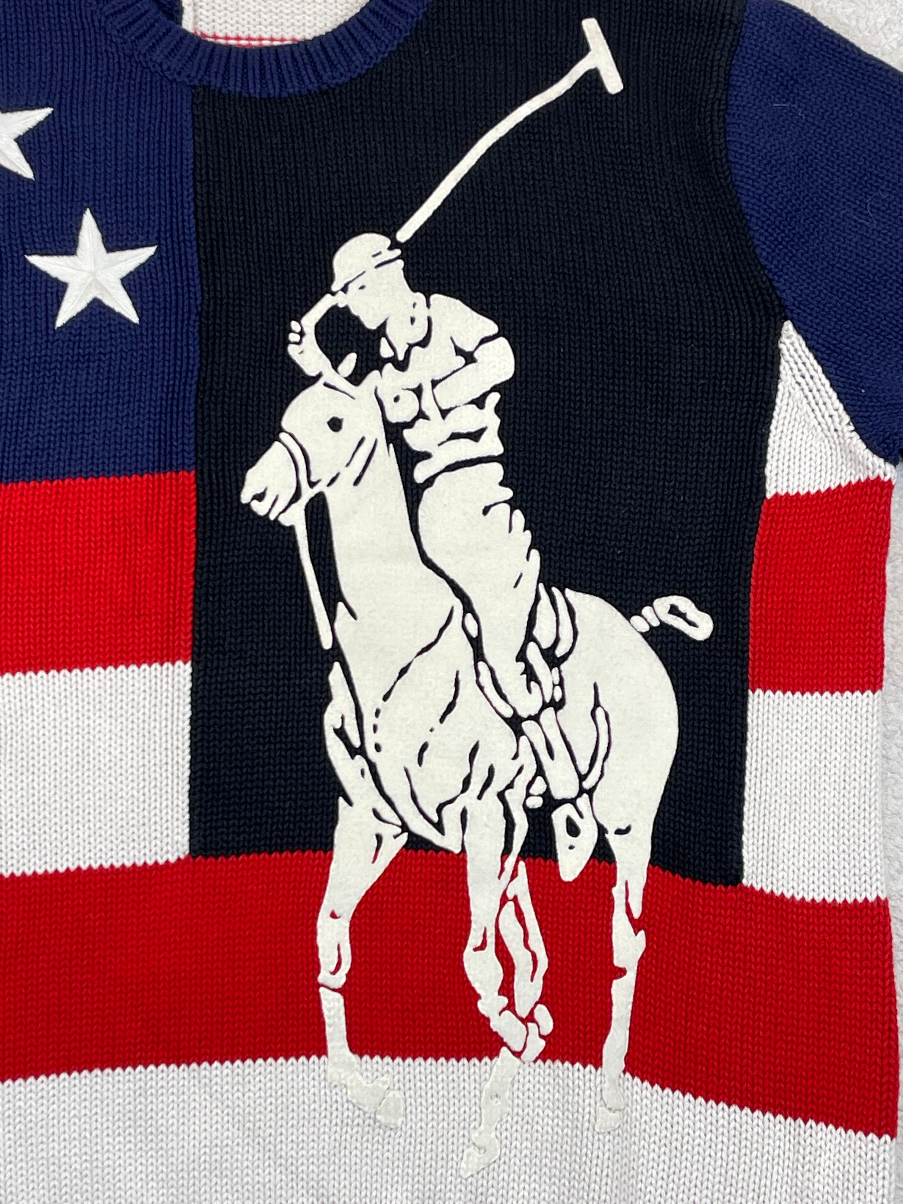 Polo Ralph Lauren Big Pony Flag Cotton Sweater