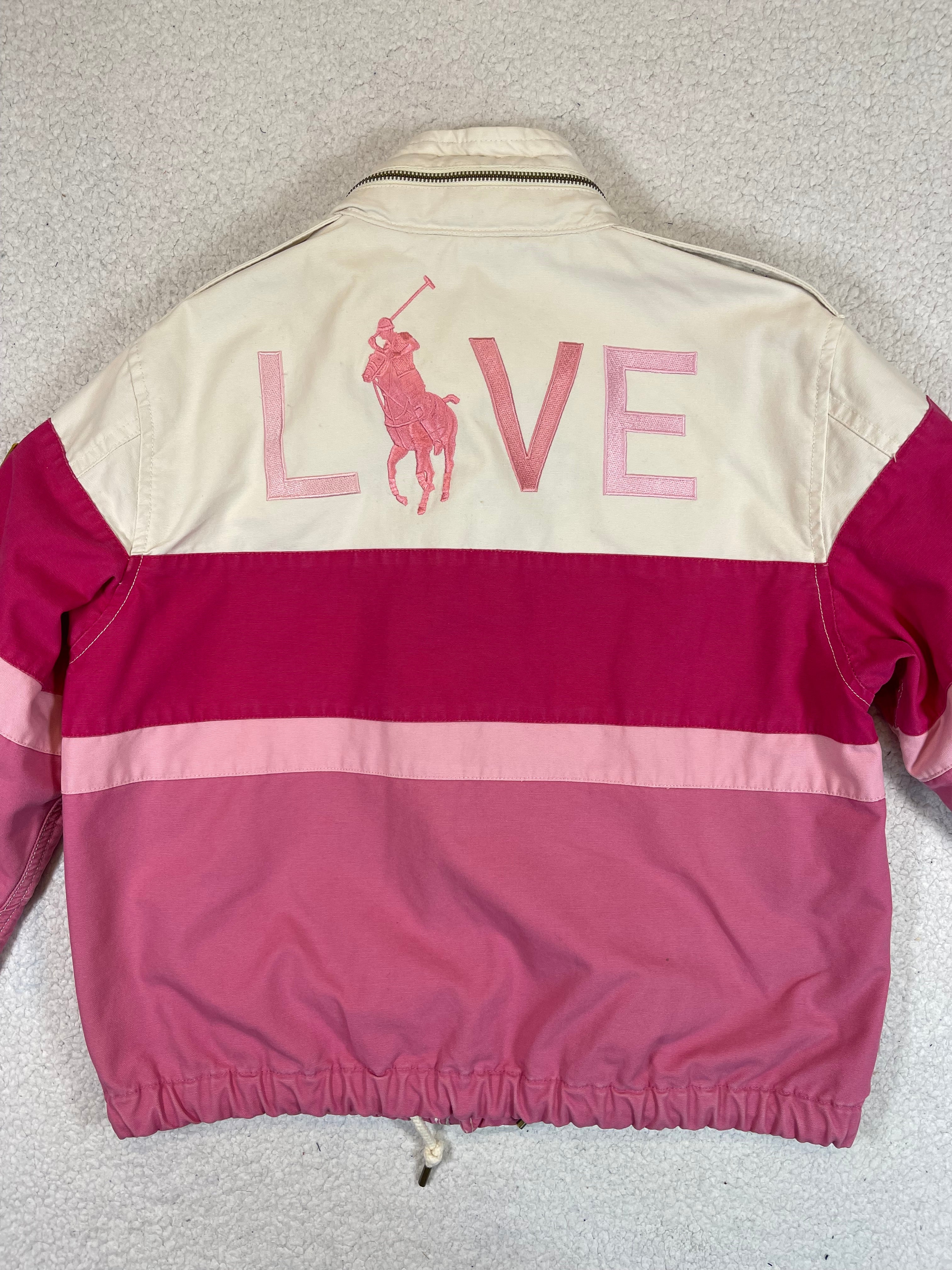 Pink Pony Ralph Lauren Racing Canvas Jacket