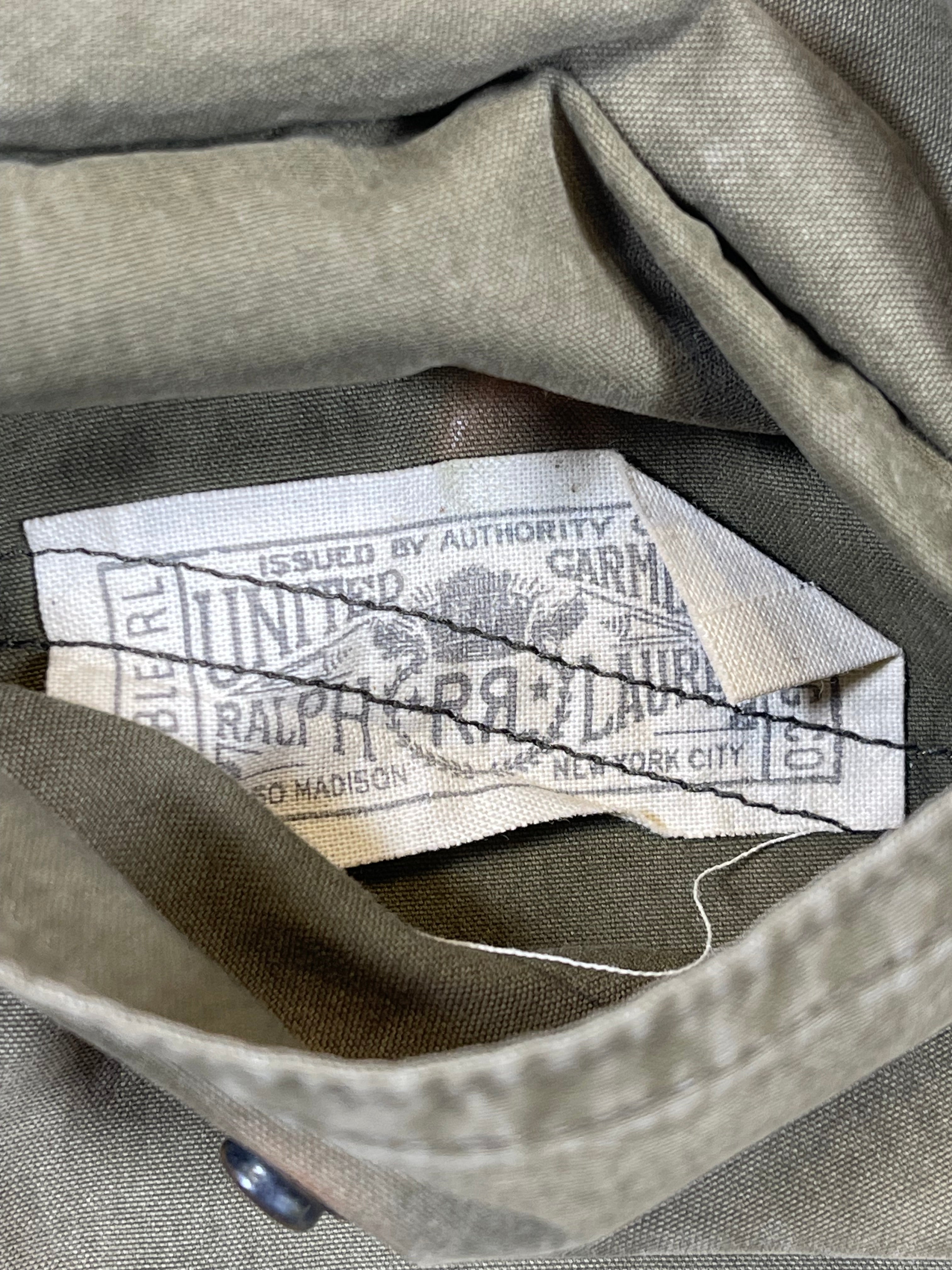 RRL Double RL Surplus Poplin Cargo Trousers
