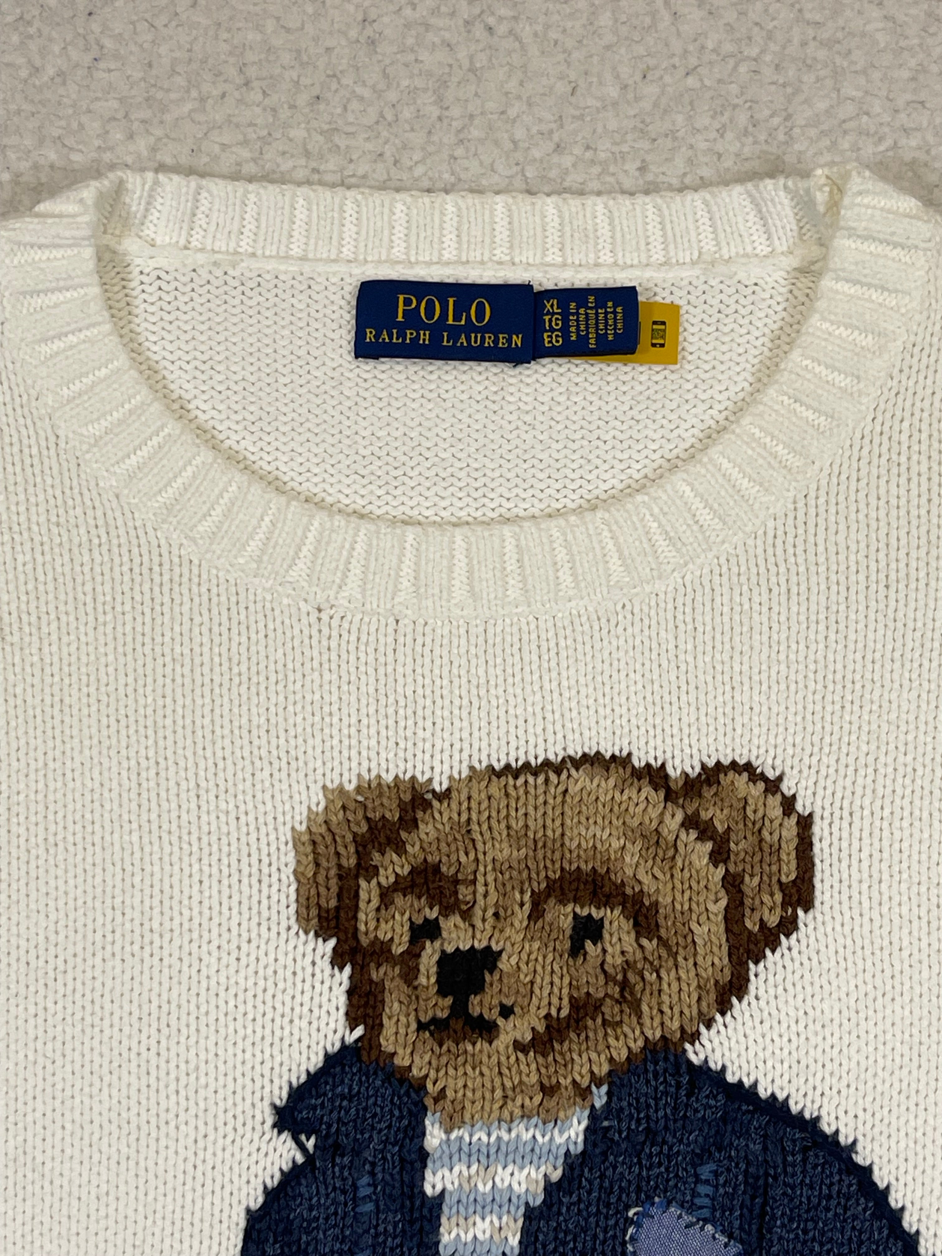 Polo Ralph Lauren Beachgoer Polo Bear Cotton Sweater (2023)