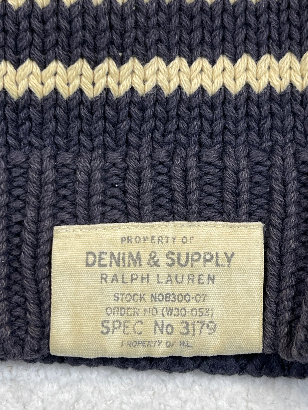 Ralph Lauren Denim & Supply Geometric Cotton Cardigan