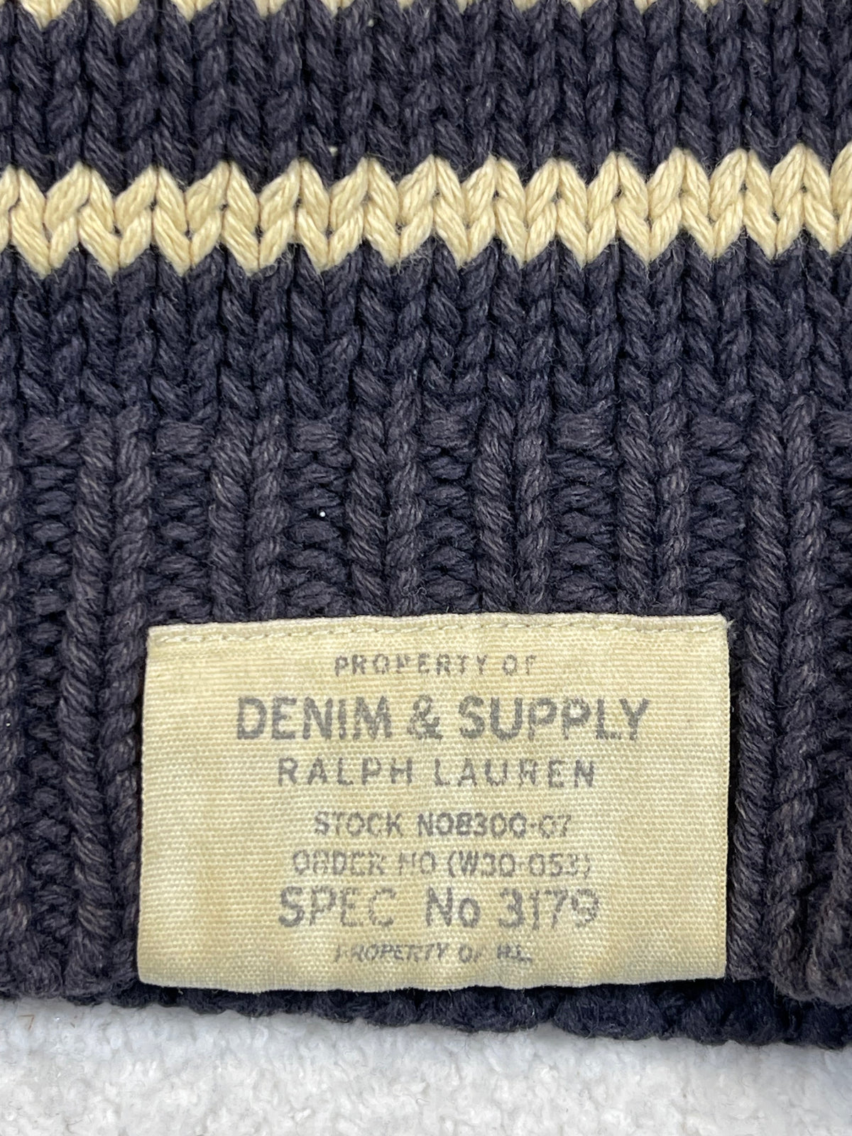 Ralph Lauren Denim & Supply Geometric Cotton Cardigan