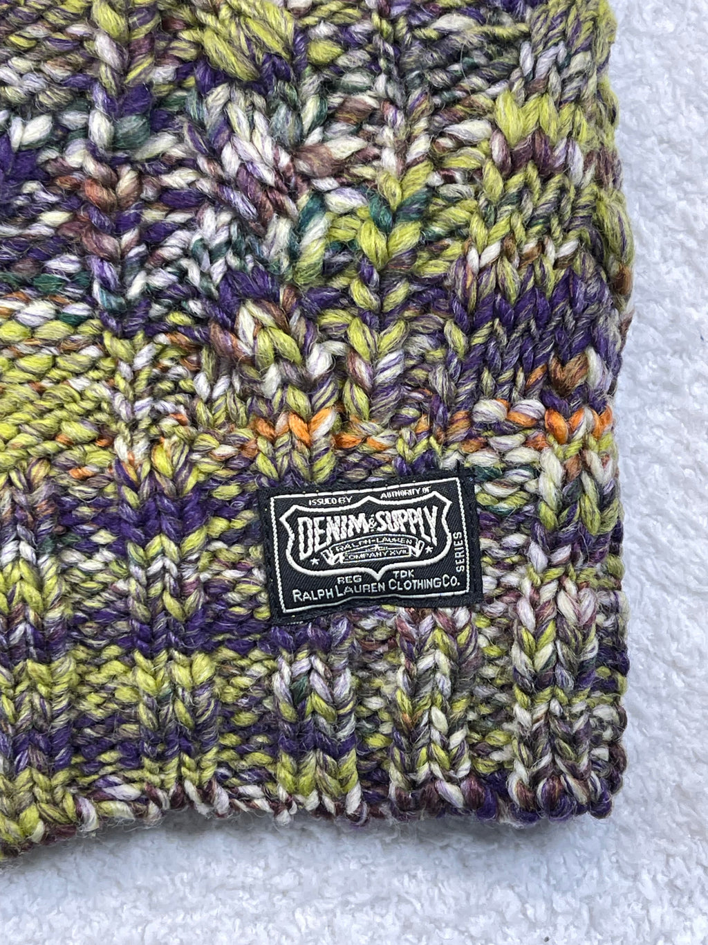 Ralph Lauren Denim & Supply Vintage Aran-Knit Wool-Blend Cardigan (2011)