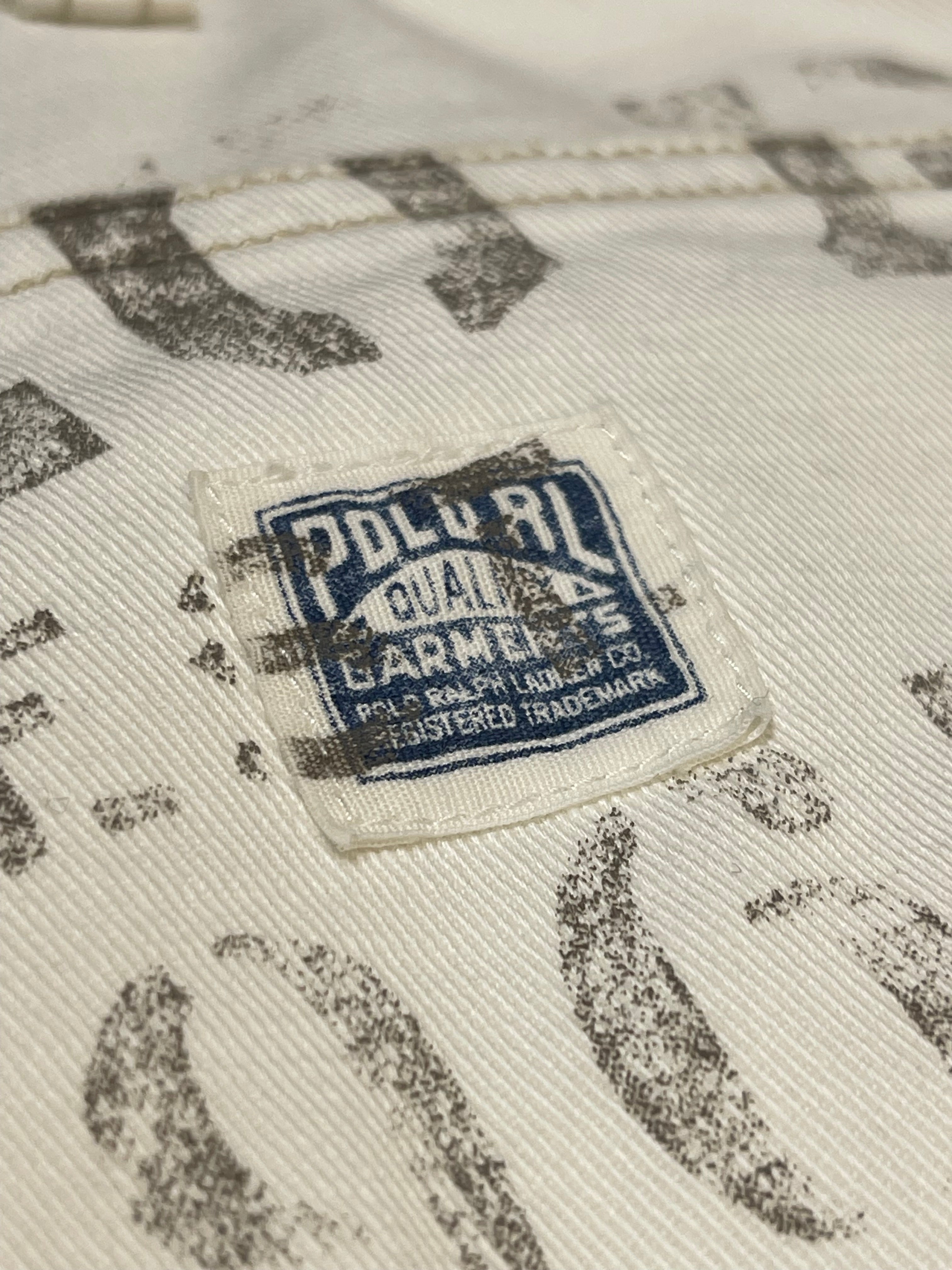 Polo Ralph Lauren Patterned Carpenter Canvas Trousers