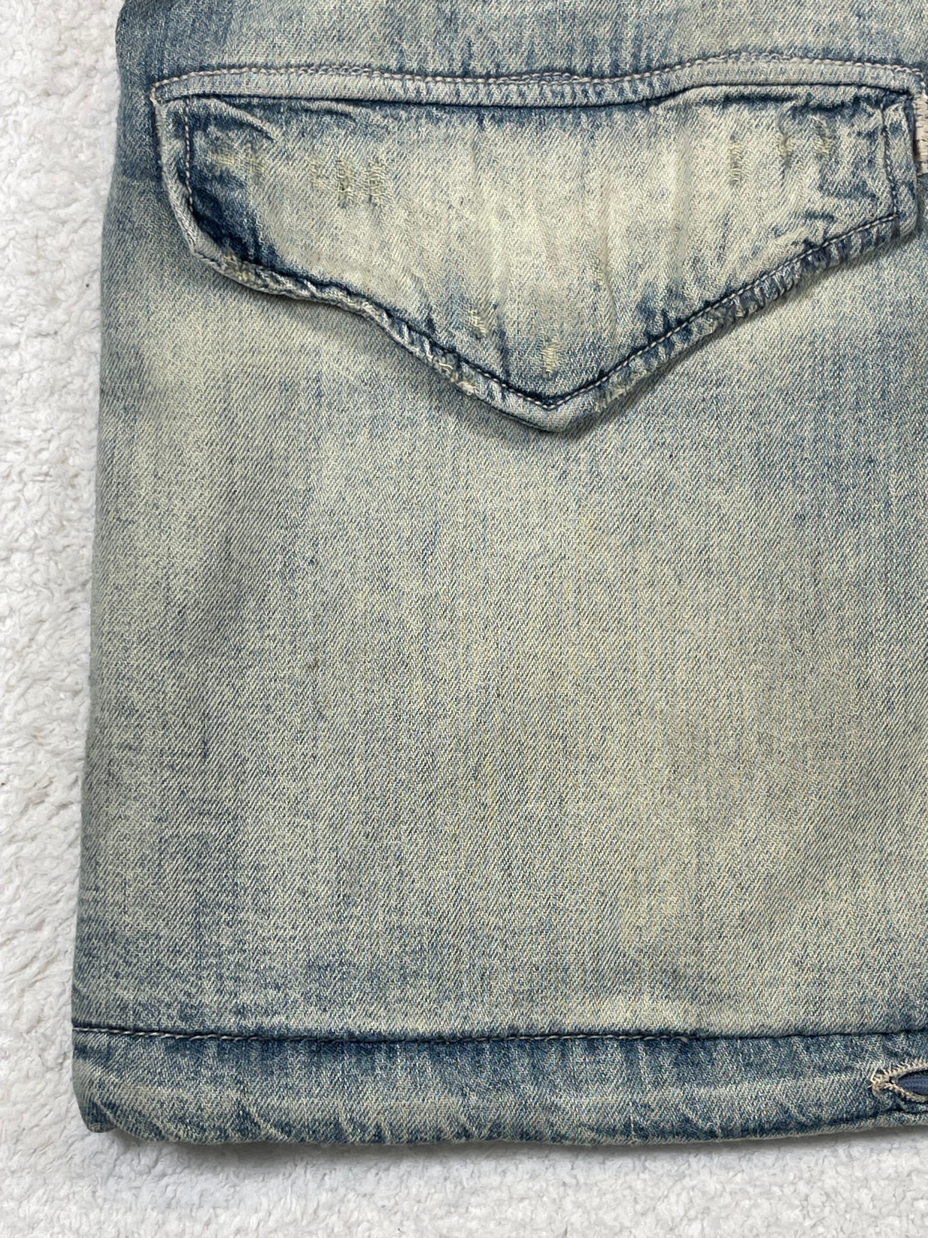 Polo Ralph Lauren & Co. Distressed Denim Field Jacket