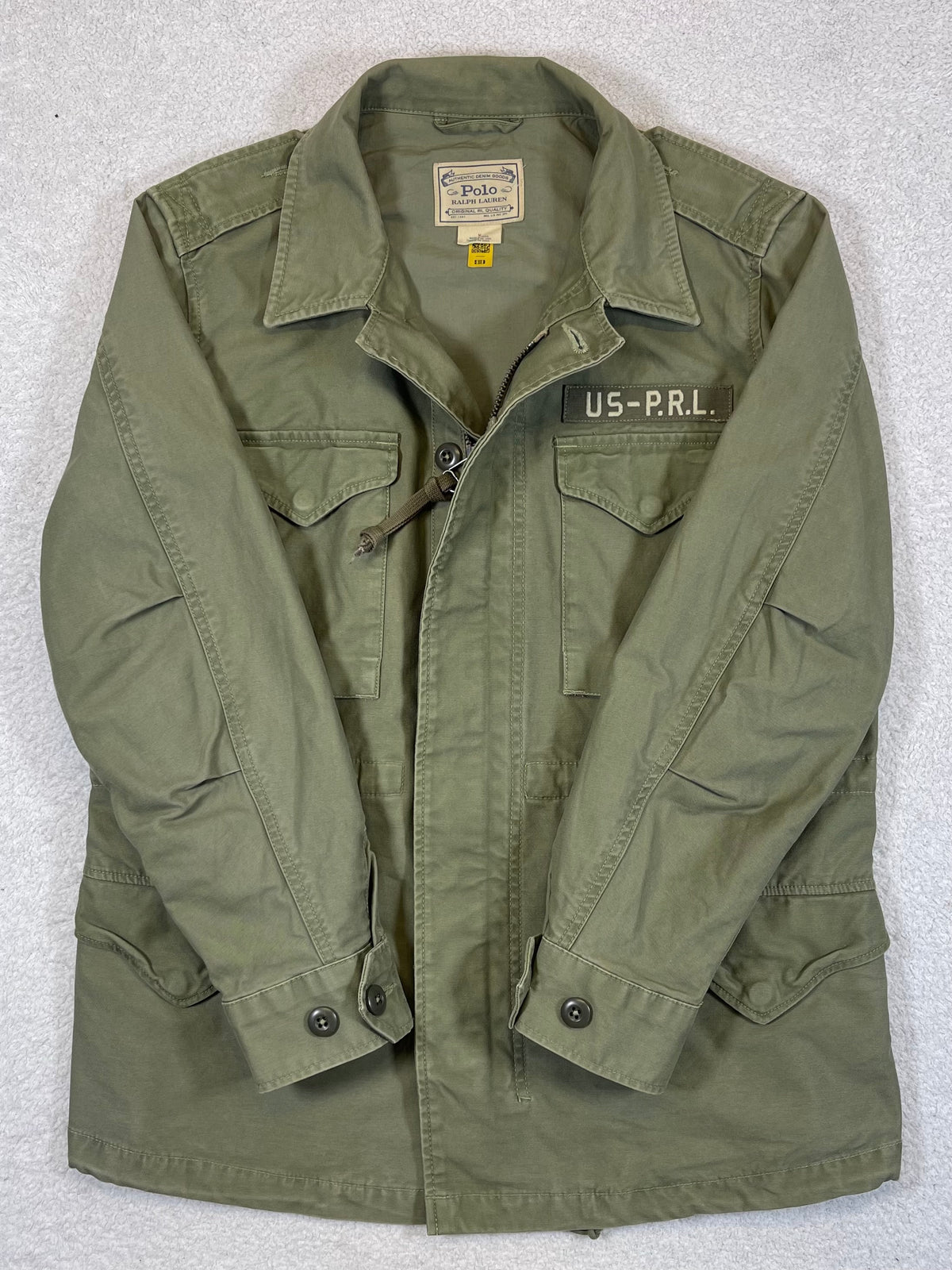 Polo Ralph Lauren Distressed Cotton Twill Surplus Jacket
M