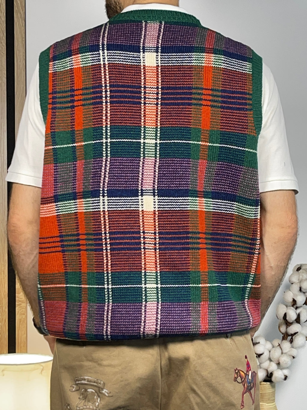Polo Sport Ralph Lauren Tartan Wool Sweater Vest (2022)