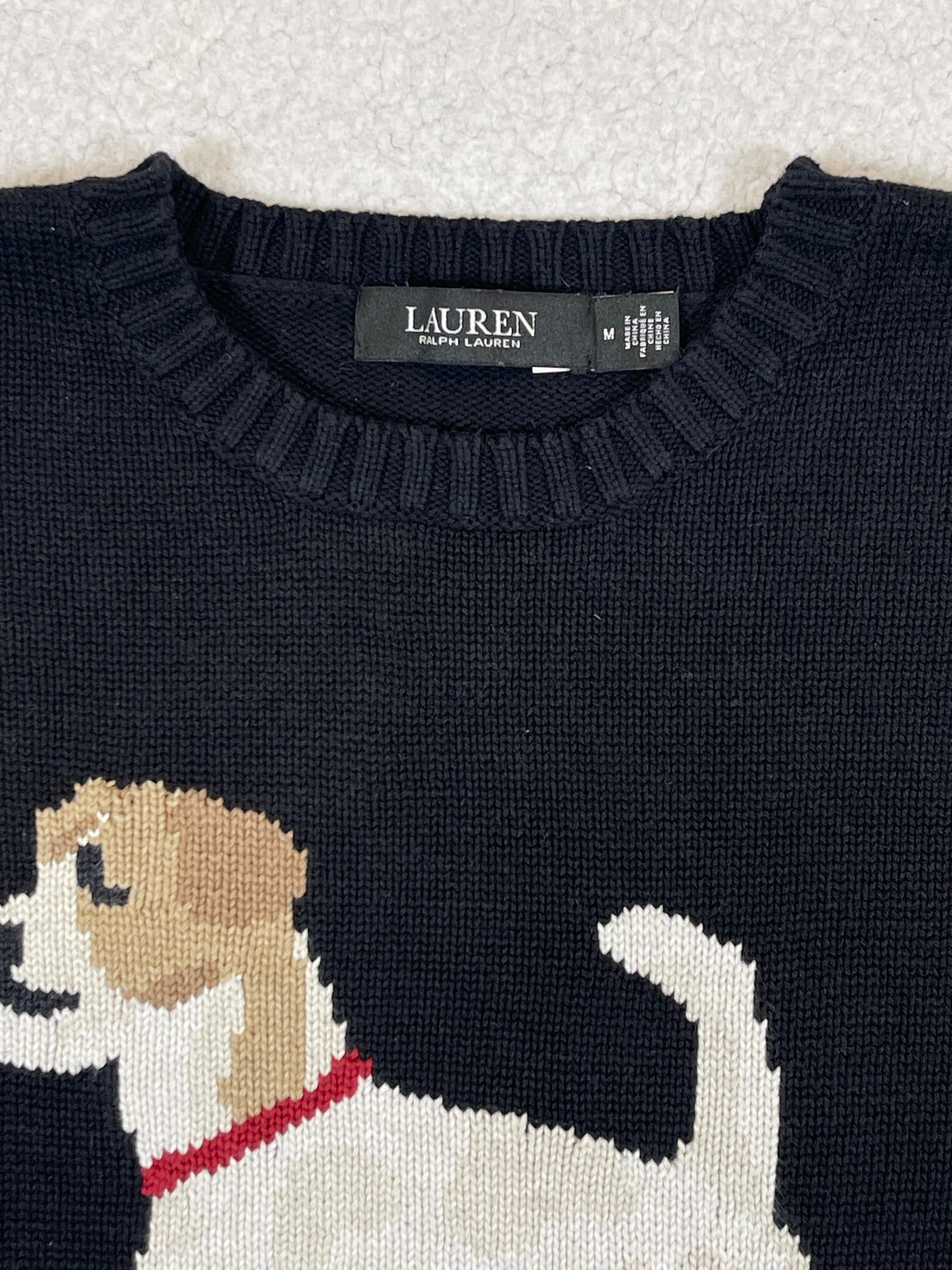 Lauren Ralph Lauren Jack Russell Intarsia Knit Sweater (2023)