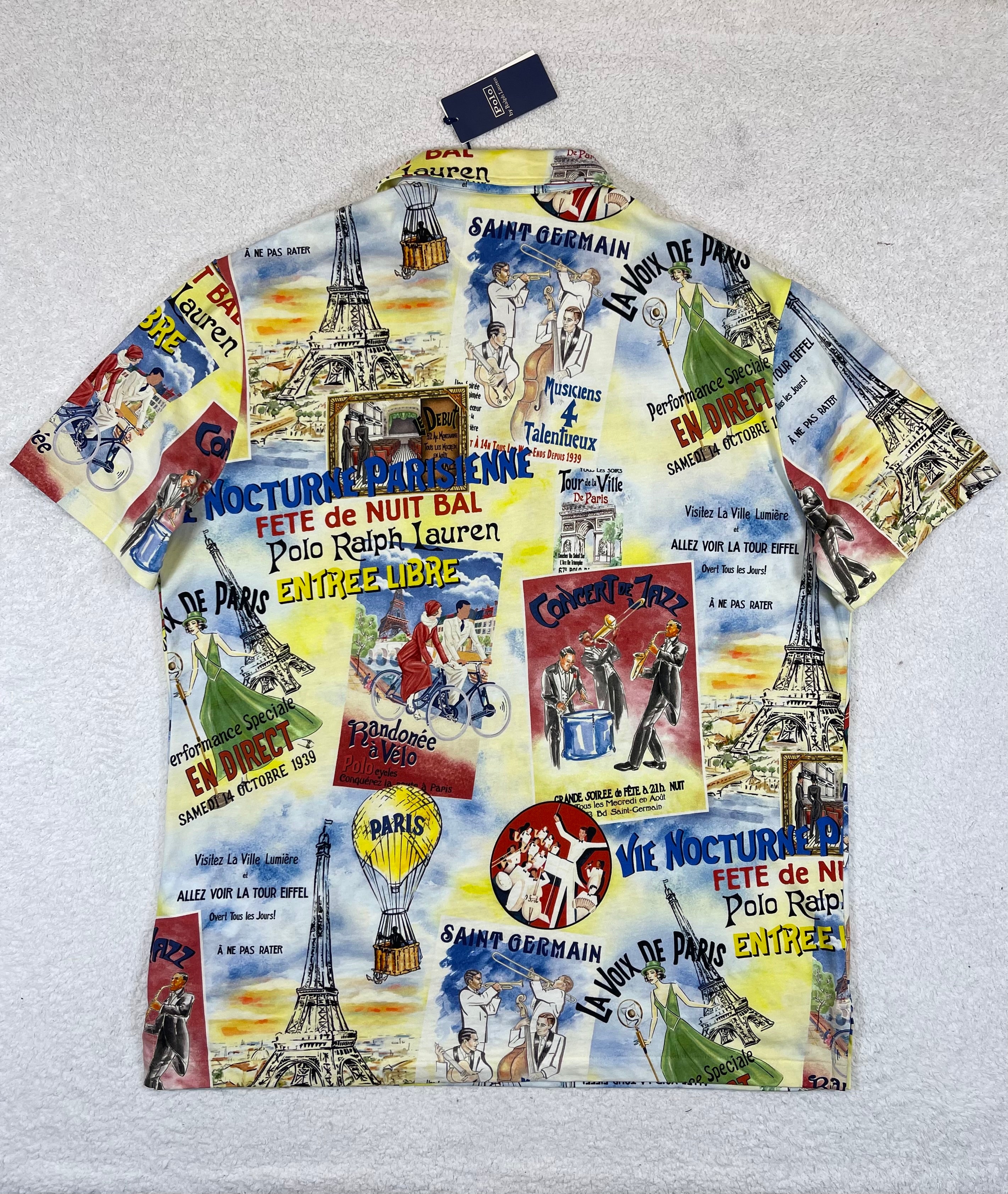 Polo by Ralph Lauren Parisian-Print Cotton Jersey Polo Shirt (2023)