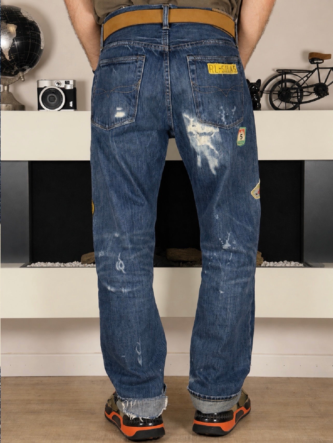 Polo Ralph Lauren Expedition Vintage Classic Fit Aged Denim Jeans (2022)