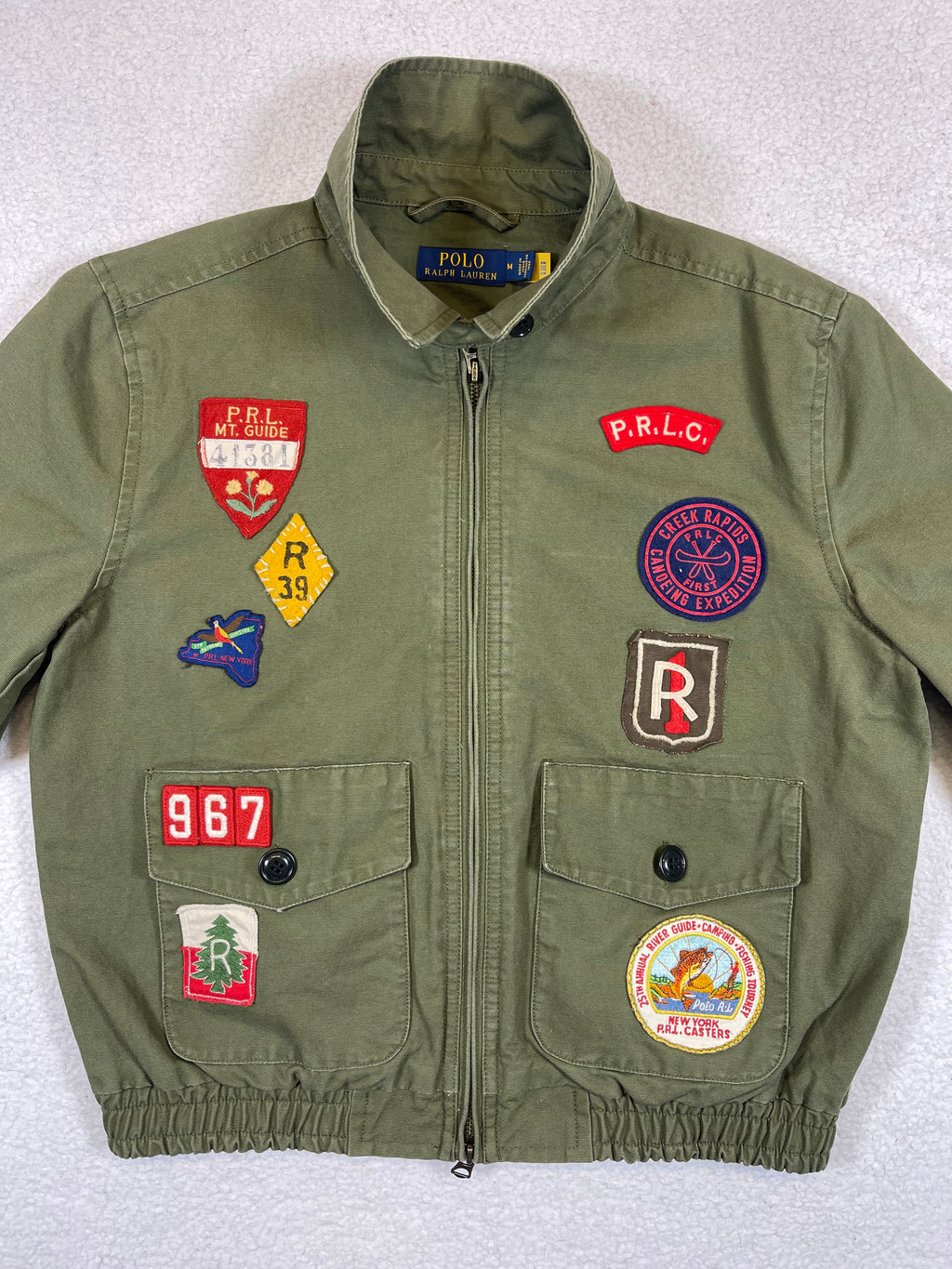 Polo Ralph Lauren Patch Canvas Bomber Jacket (2022)