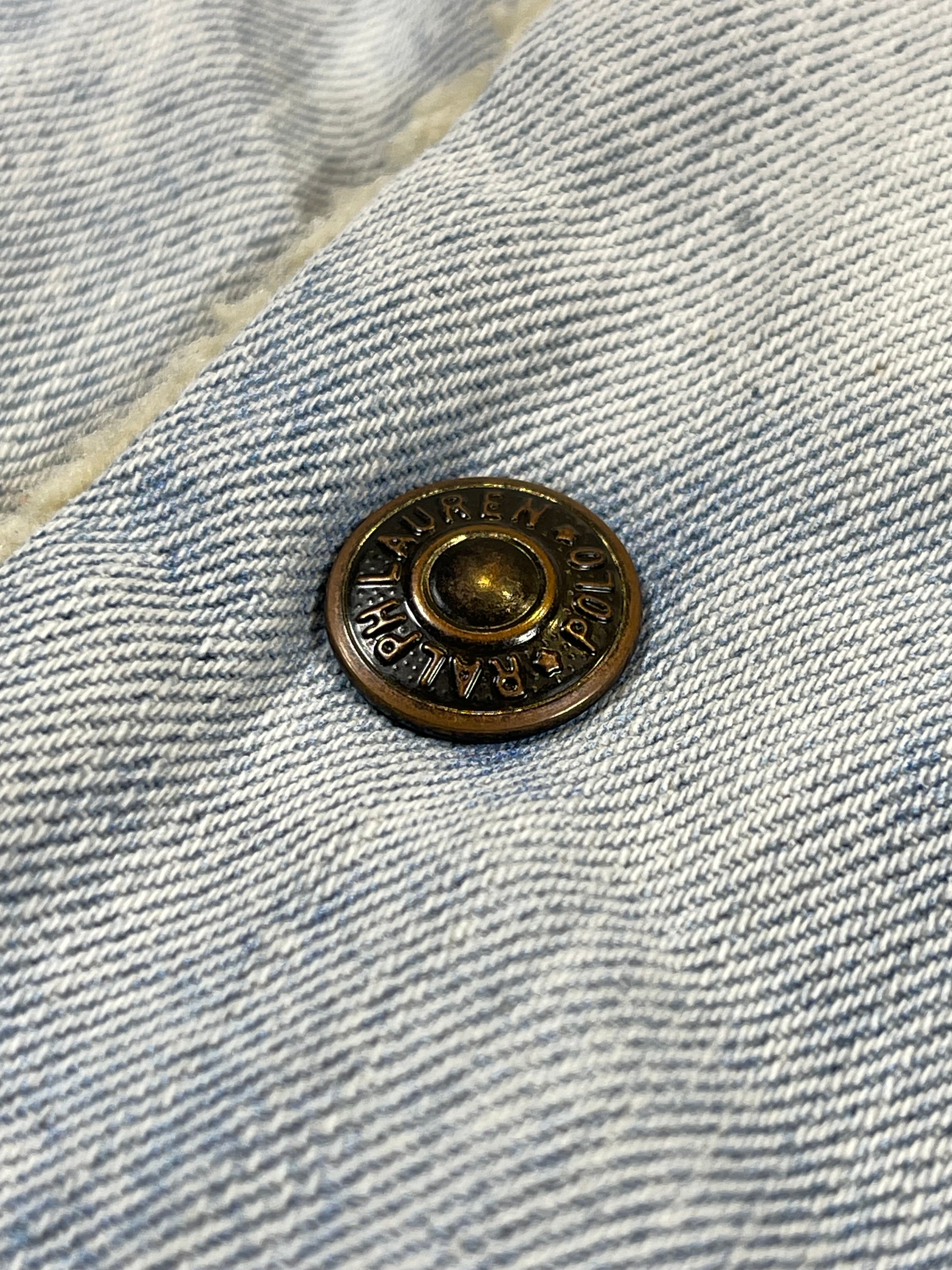 Polo Ralph Lauren Pattern-Lined Denim Trucker Jacket
