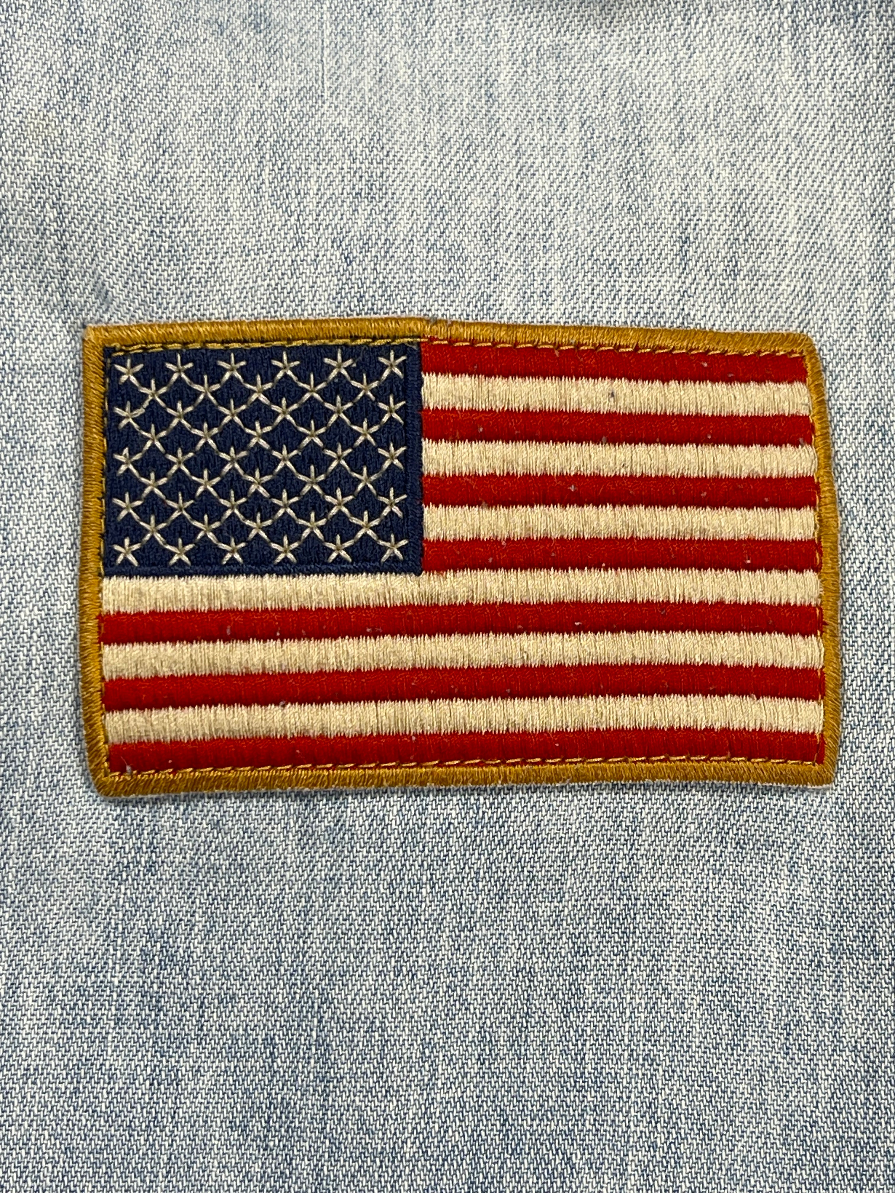 Polo Ralph Lauren Flag Western Aged Denim Shirt