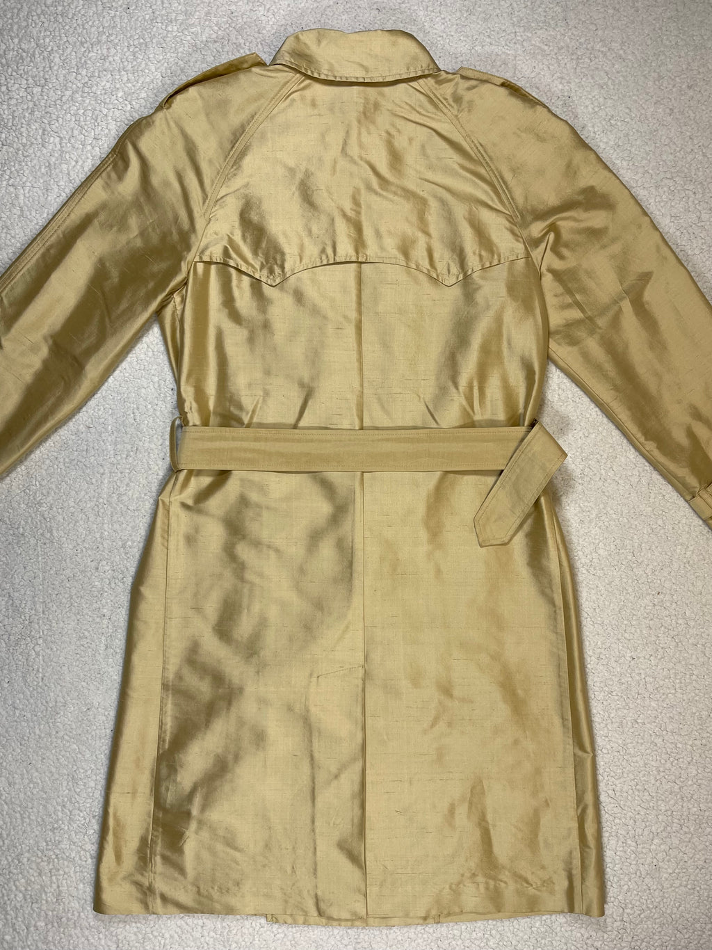 Ralph Lauren Wild Silk Belted Trench Coat (Vintage)