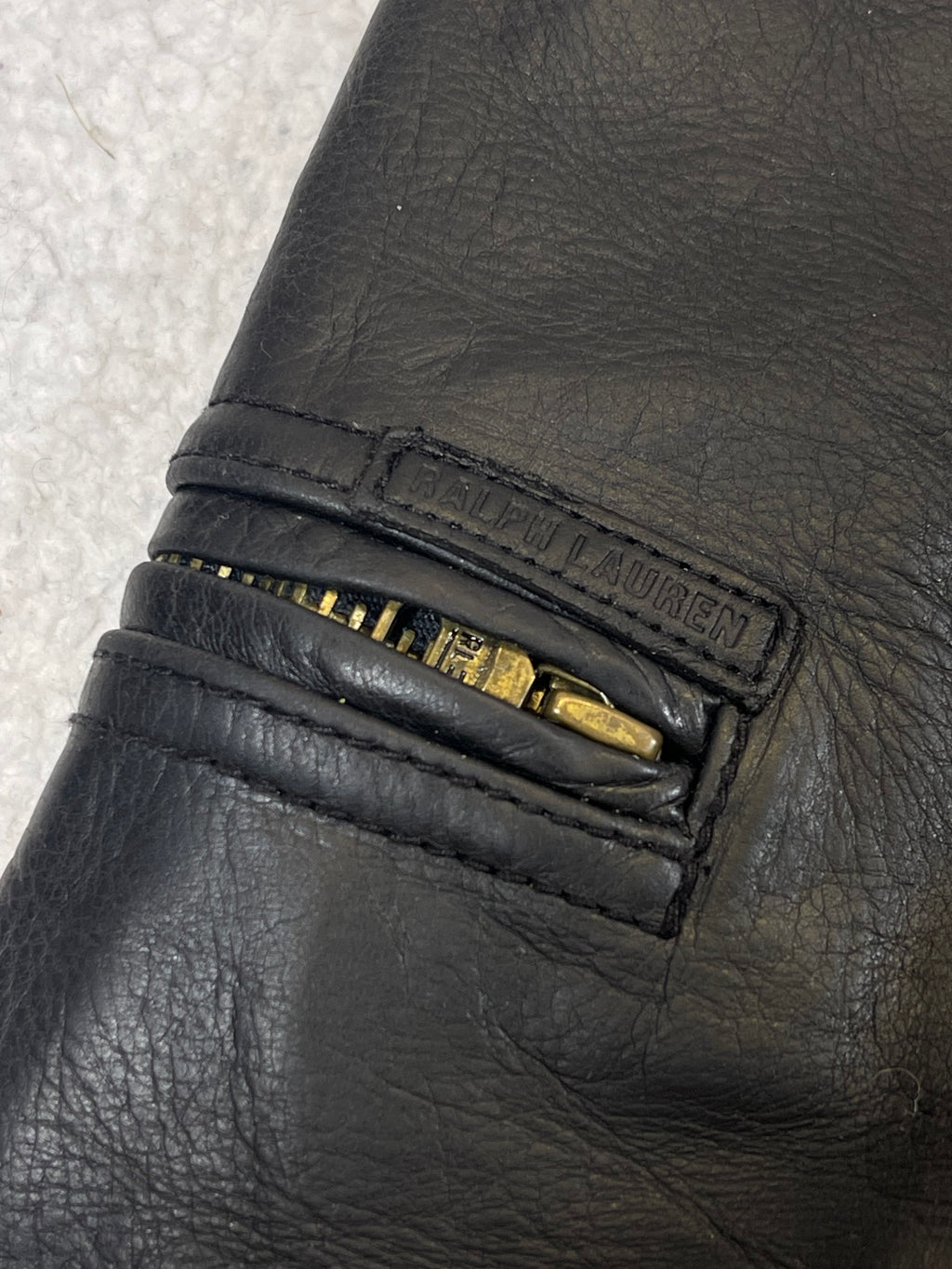 Polo Jeans Co. Ralph Lauren Vintage Genuine Cowhide Motorcycle Jacket