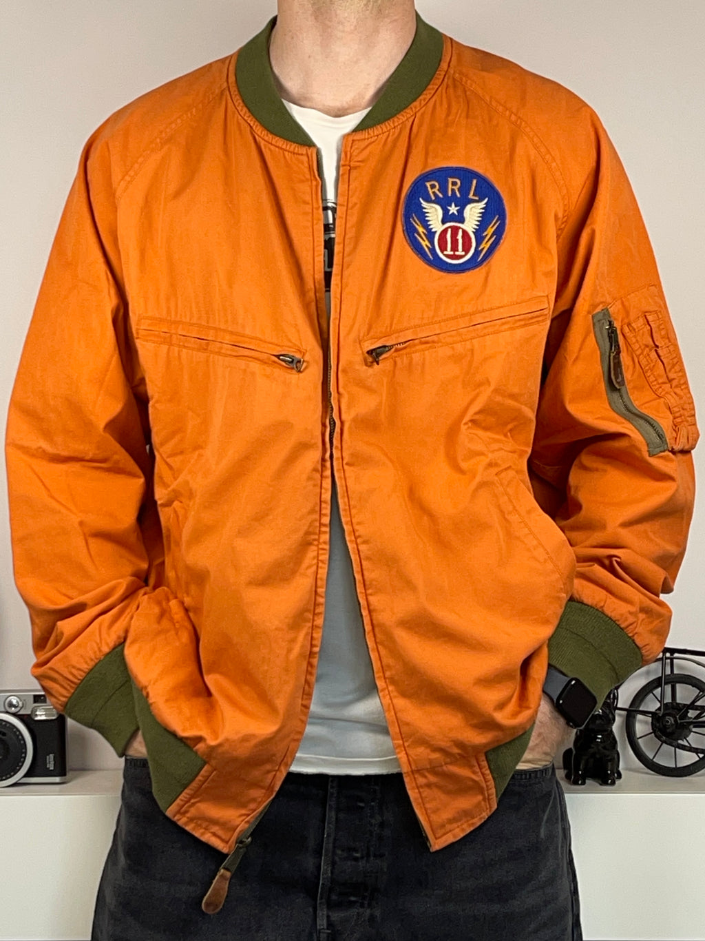 Veste réversible en sergé Ralph Lauren Double RL RRL